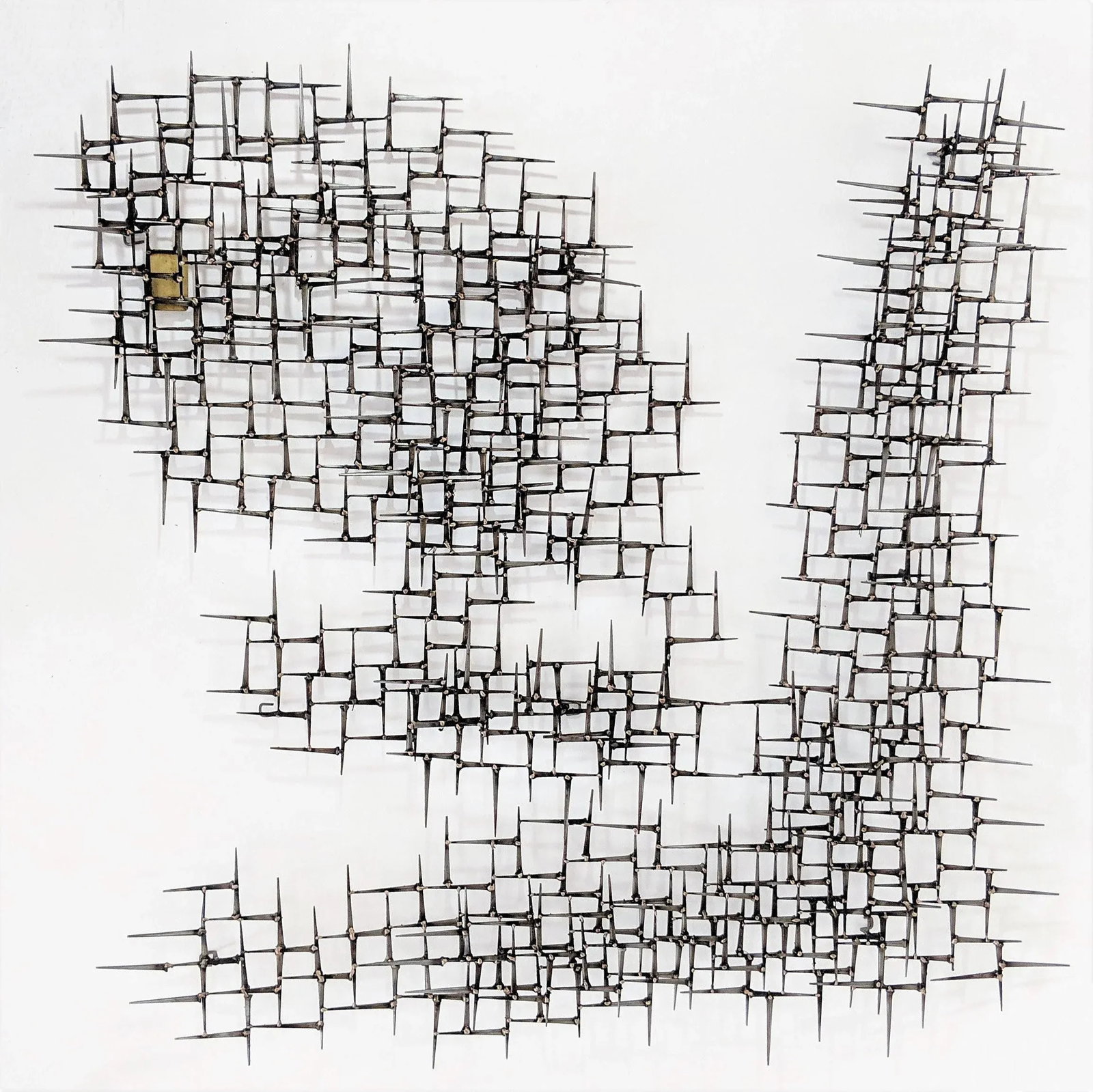 Mid-Century Modern Style Welded Nail Sculpture - 5
