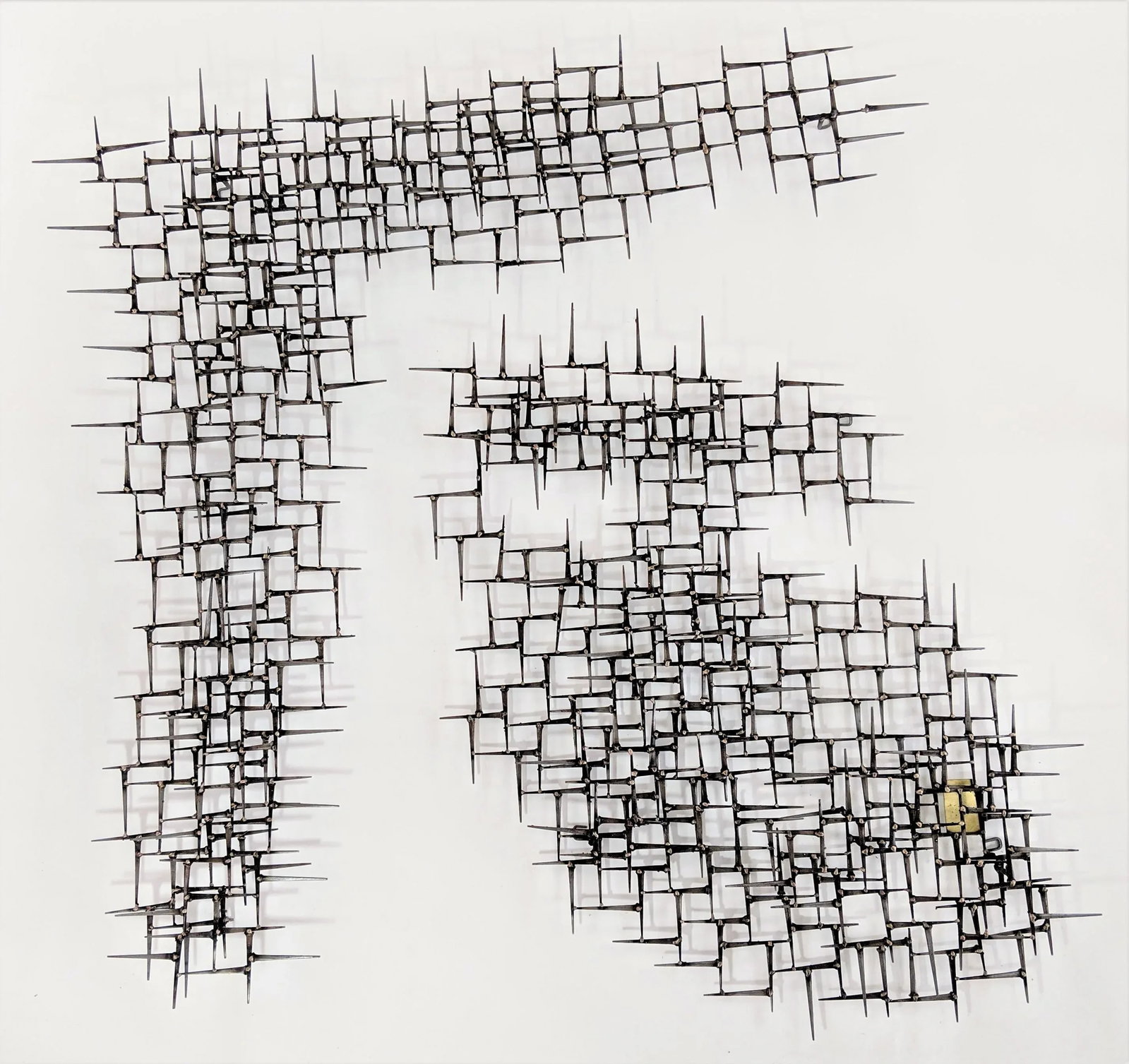 Mid-Century Modern Style Welded Nail Sculpture - 6