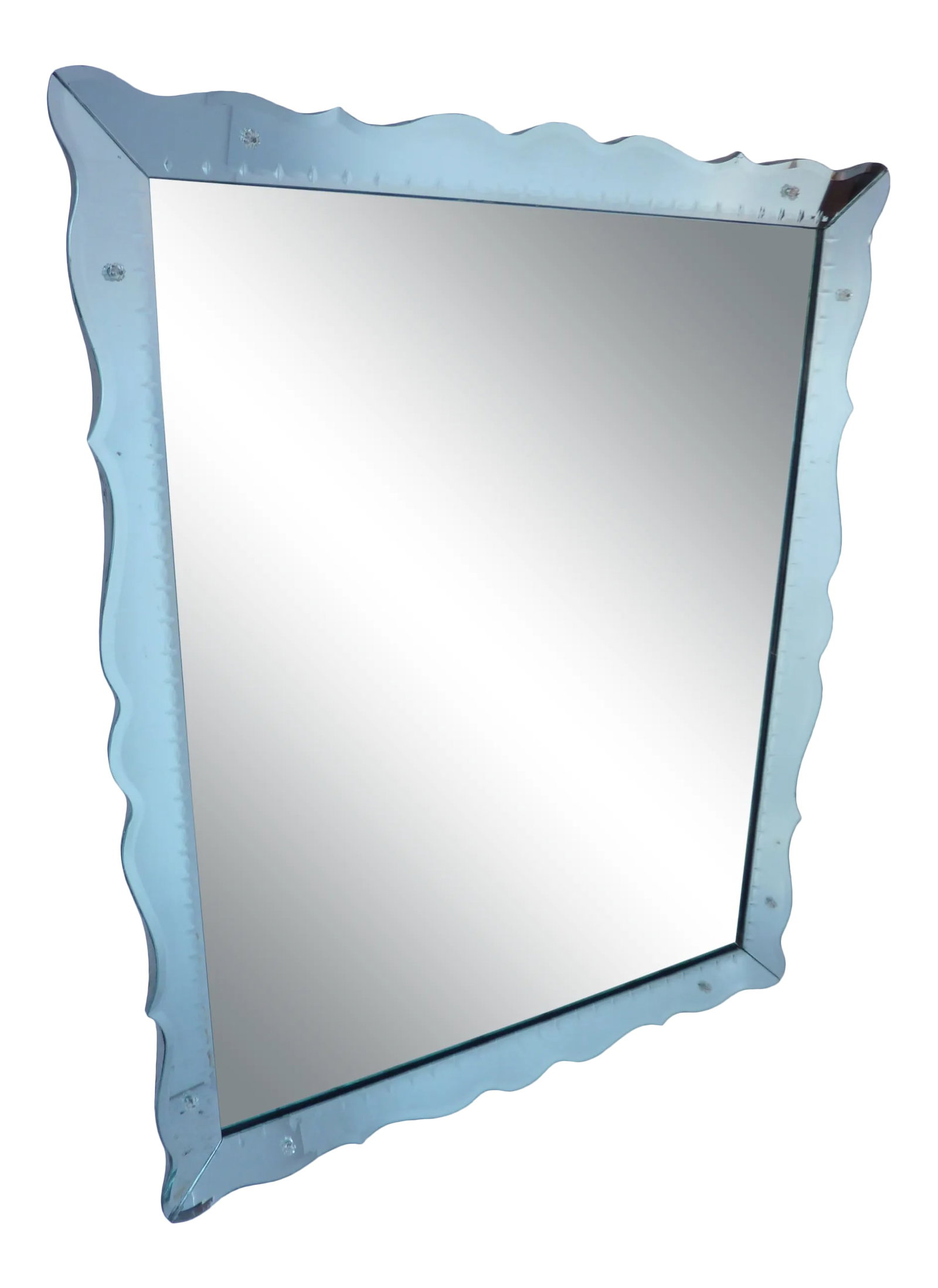 Vintage Mid-Century Deco Style Mirror (1 of 5)