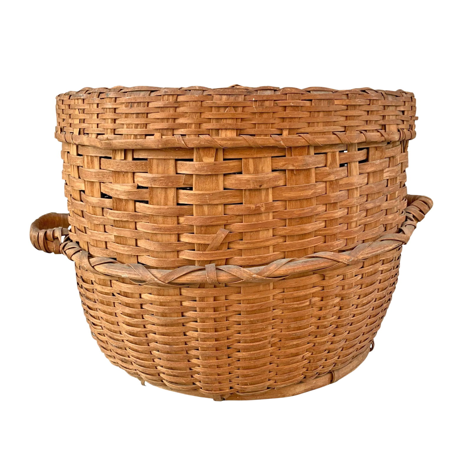 19th Century American Feather Basket (1 of 13)
