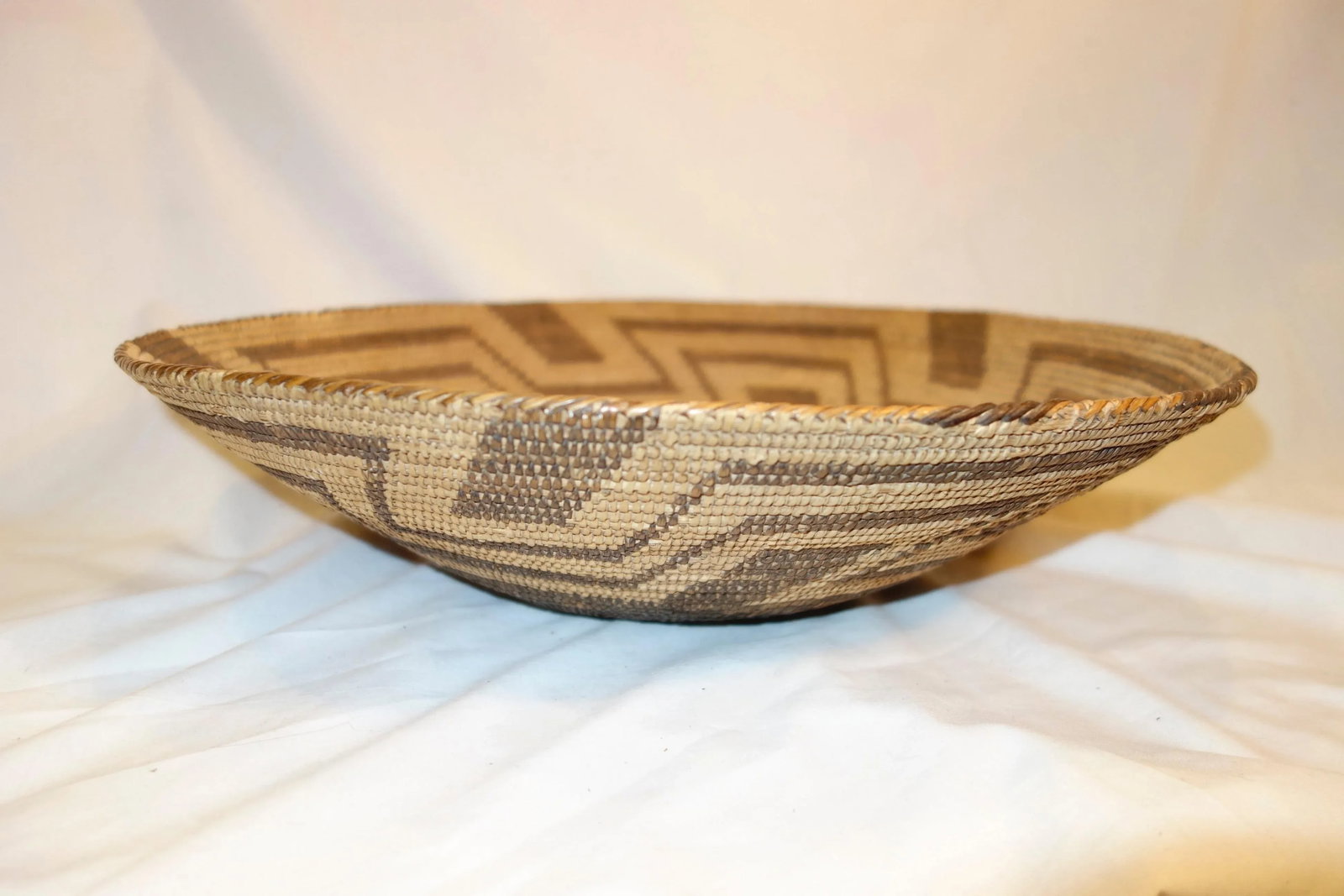 Large Antique Pima Tribe Native American Style Basket - 2