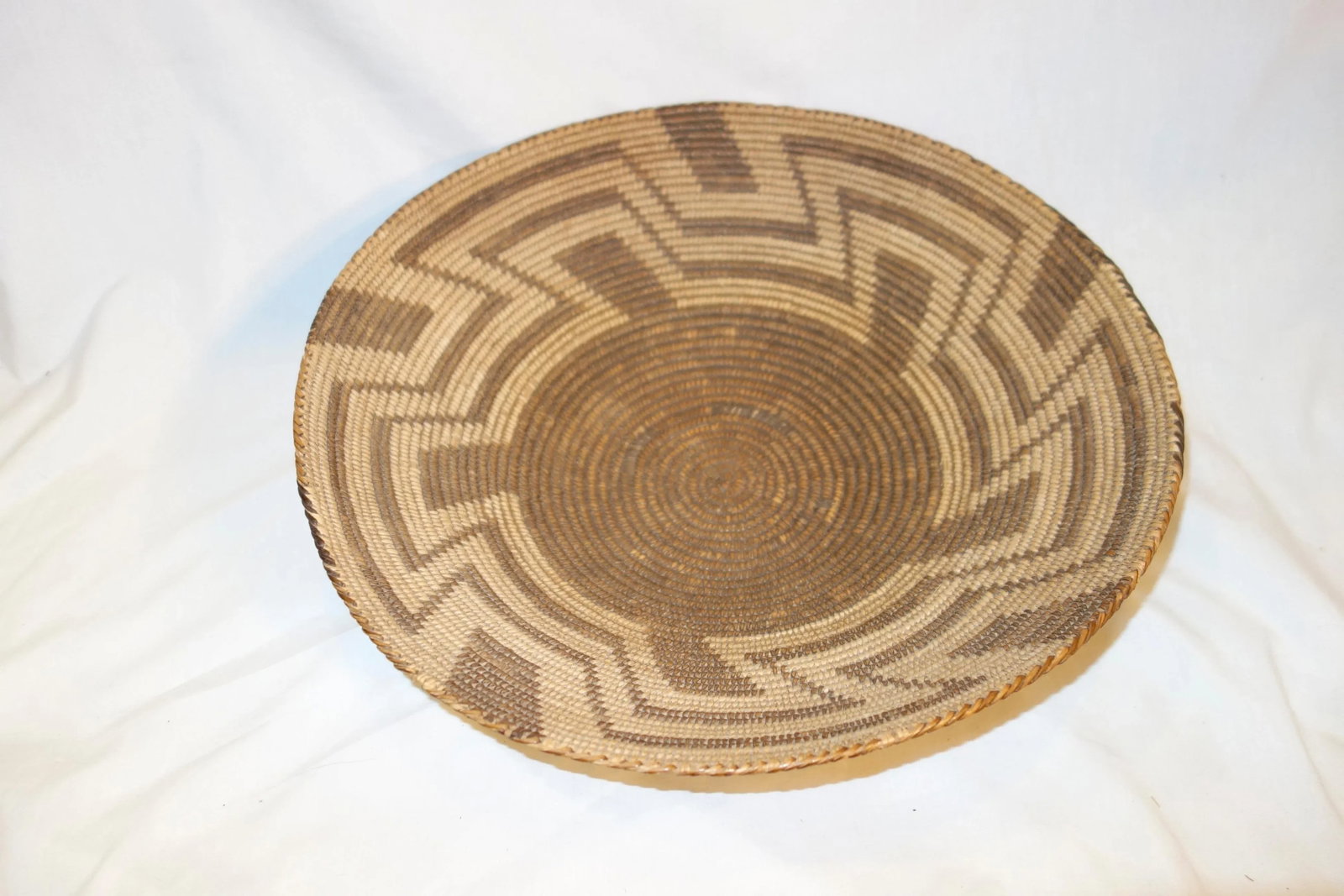 Large Antique Pima Tribe Native American Style Basket - 5
