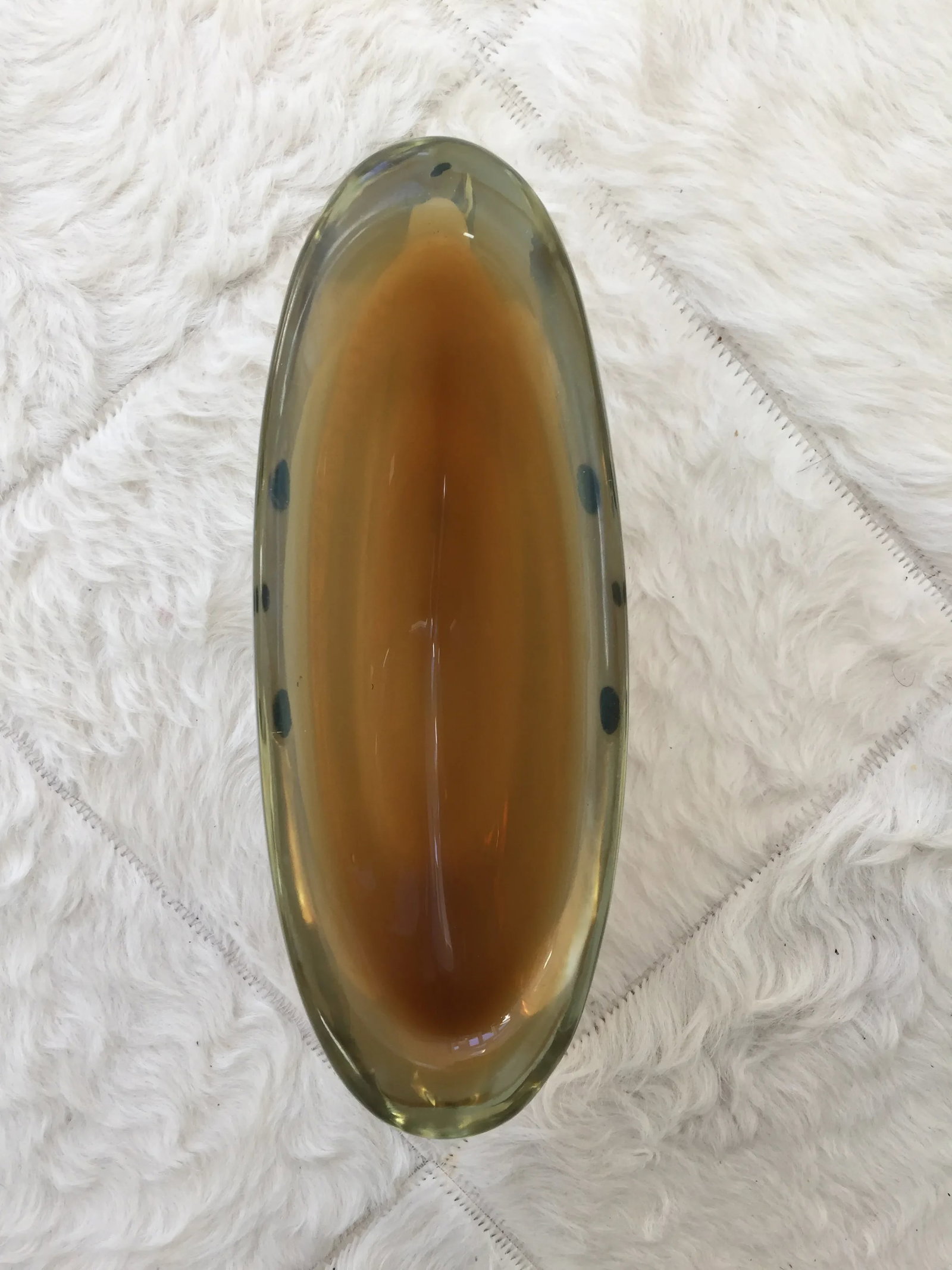 1960's Vintage Murano Italian Modern Glass Bowl - 5