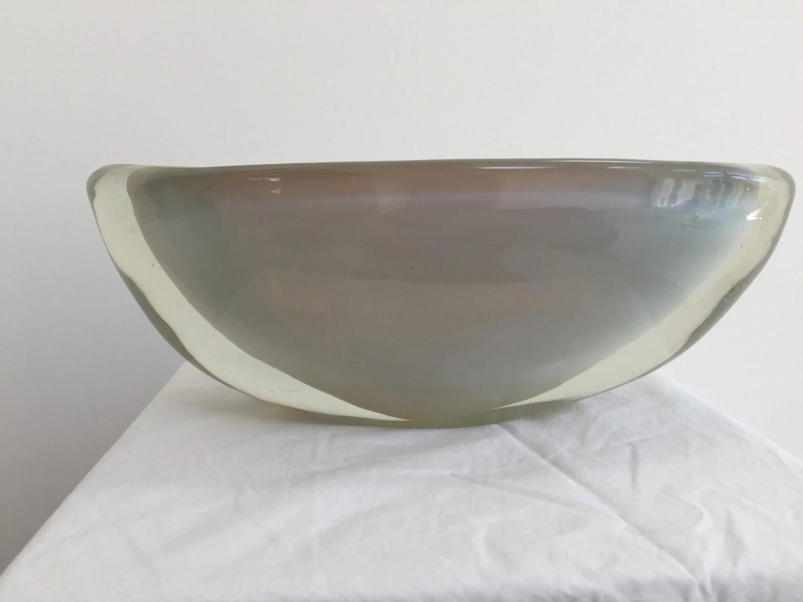 1960's Vintage Murano Italian Modern Glass Bowl - 7