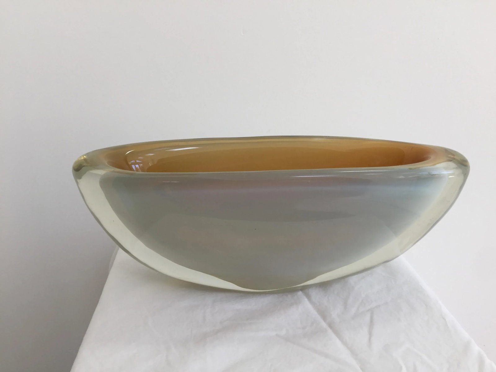 1960's Vintage Murano Italian Modern Glass Bowl - 8