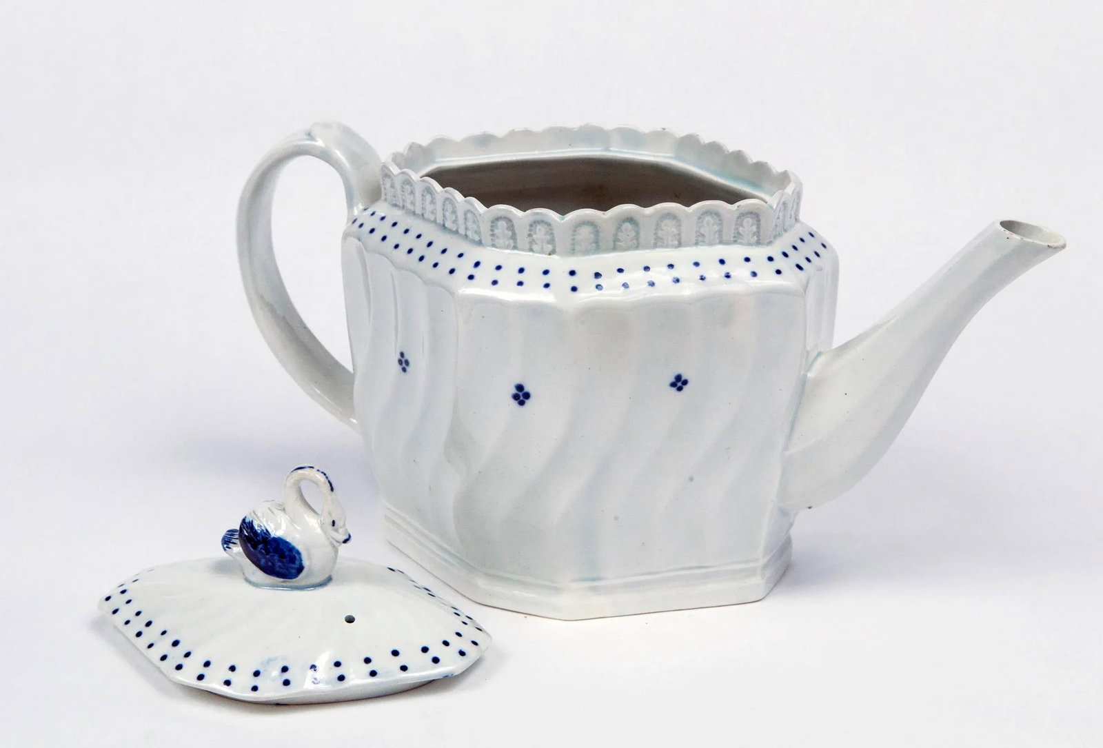 English Pearlware Tea Set, Early 19th Century - 4