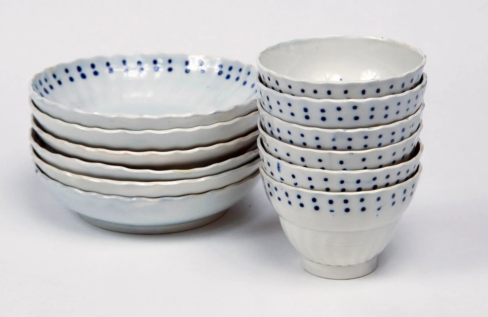 English Pearlware Tea Set, Early 19th Century - 7