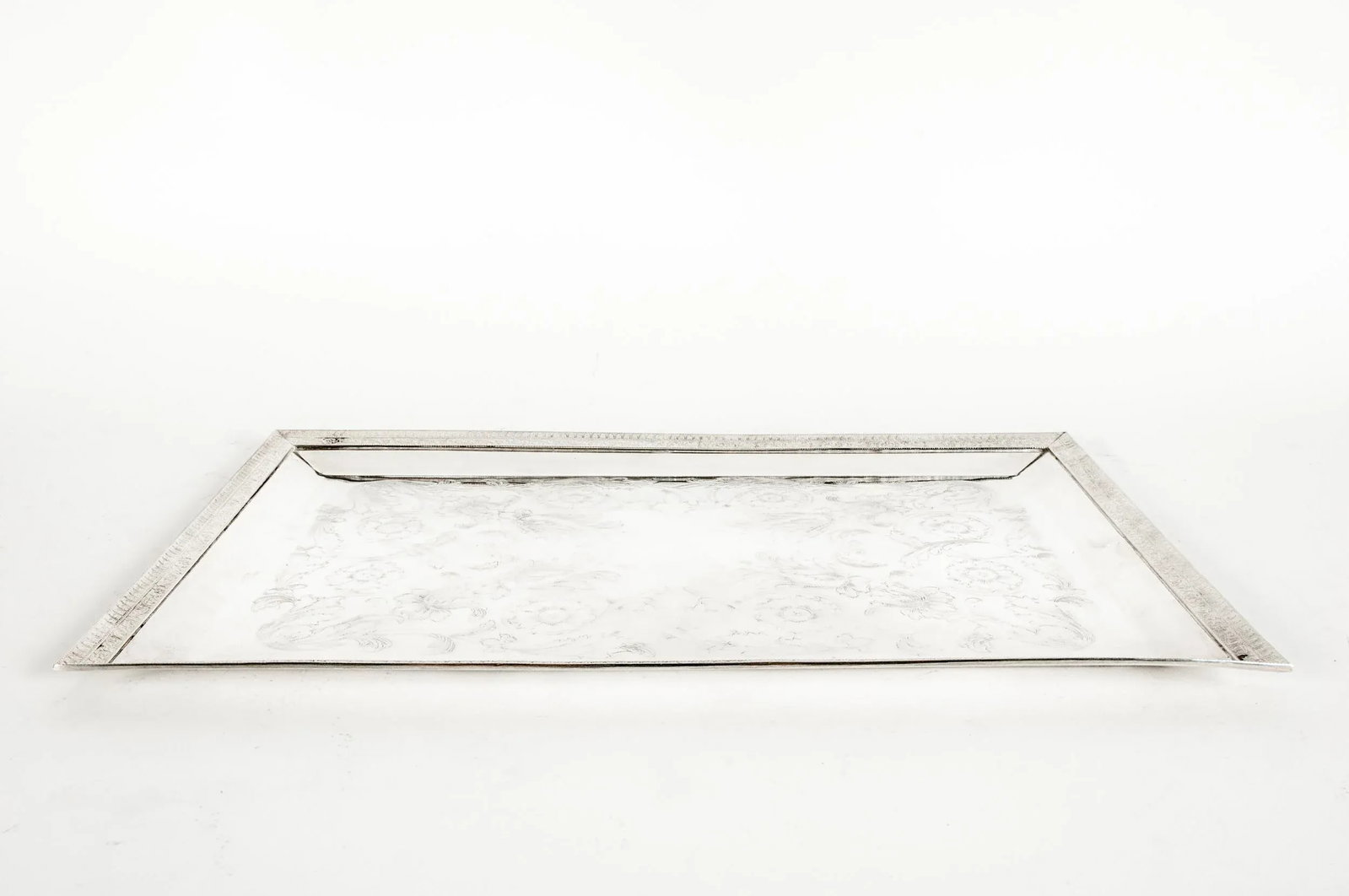 English Sheffield Plated Barware / Tableware Tray - 11