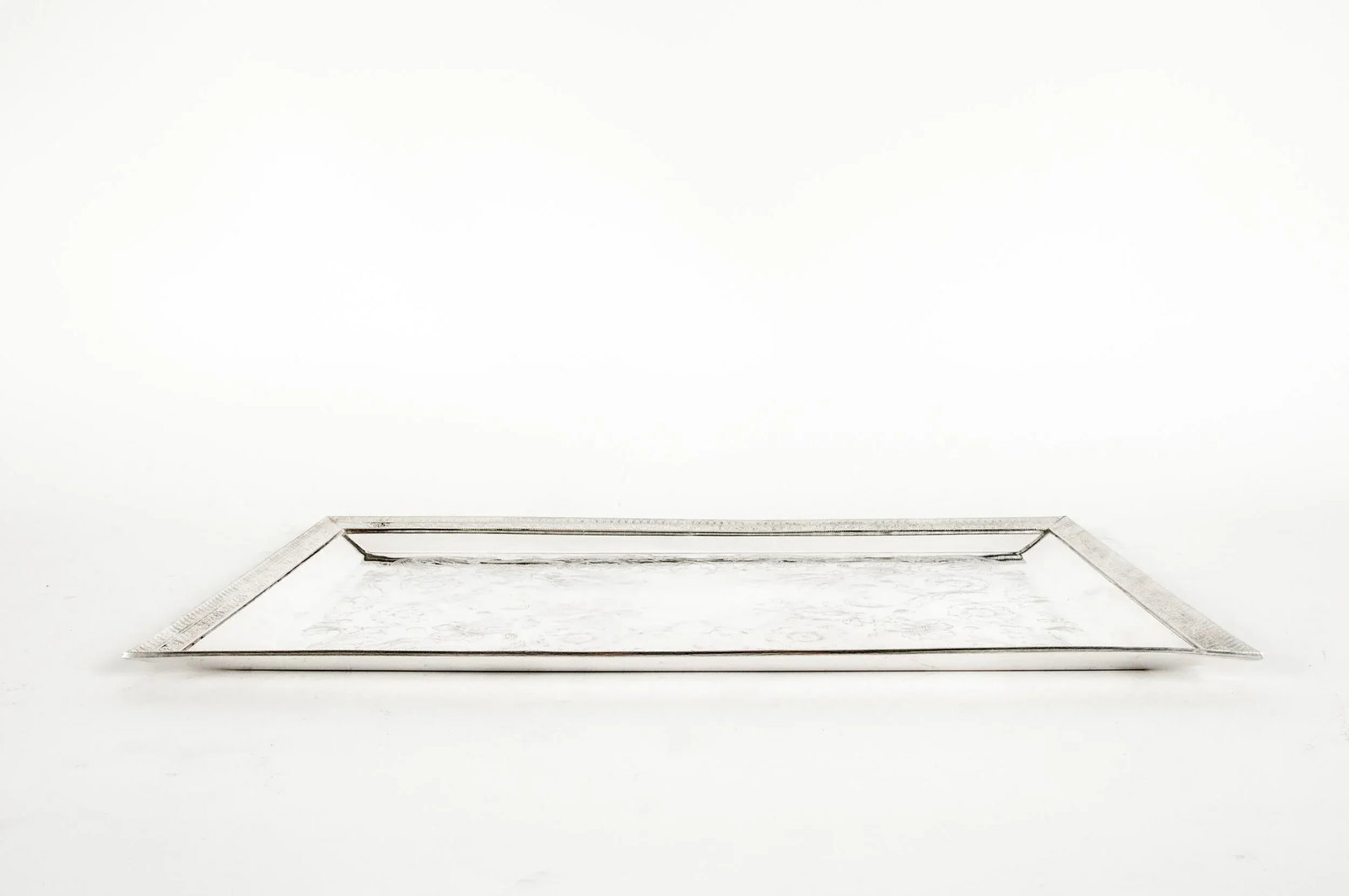 English Sheffield Plated Barware / Tableware Tray - 3