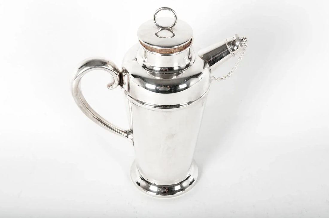 English Silver Plate Cocktail Server - 2
