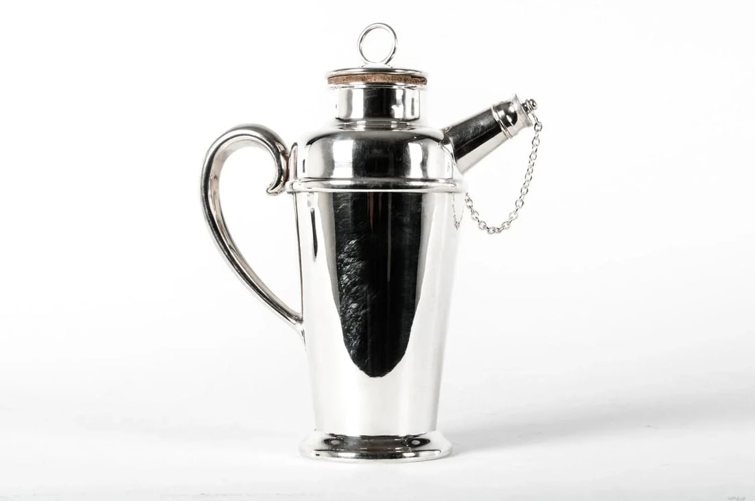 English Silver Plate Cocktail Server - 3