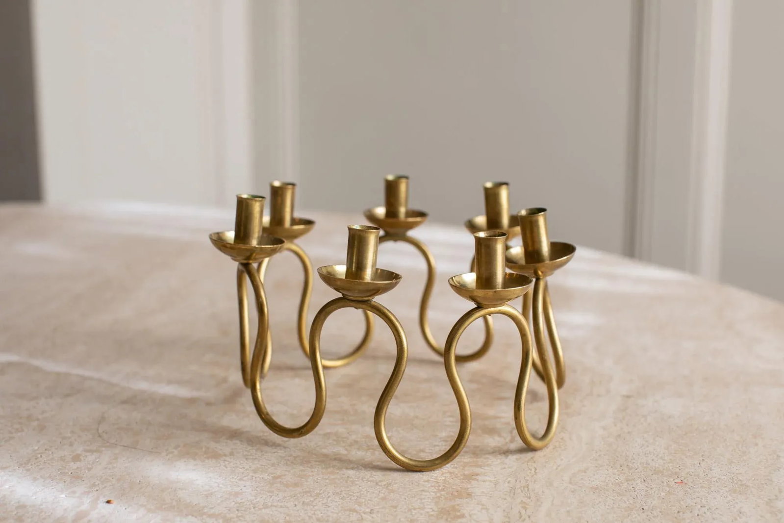1940s Arvika Centerpiece 6 Candelabra - 3