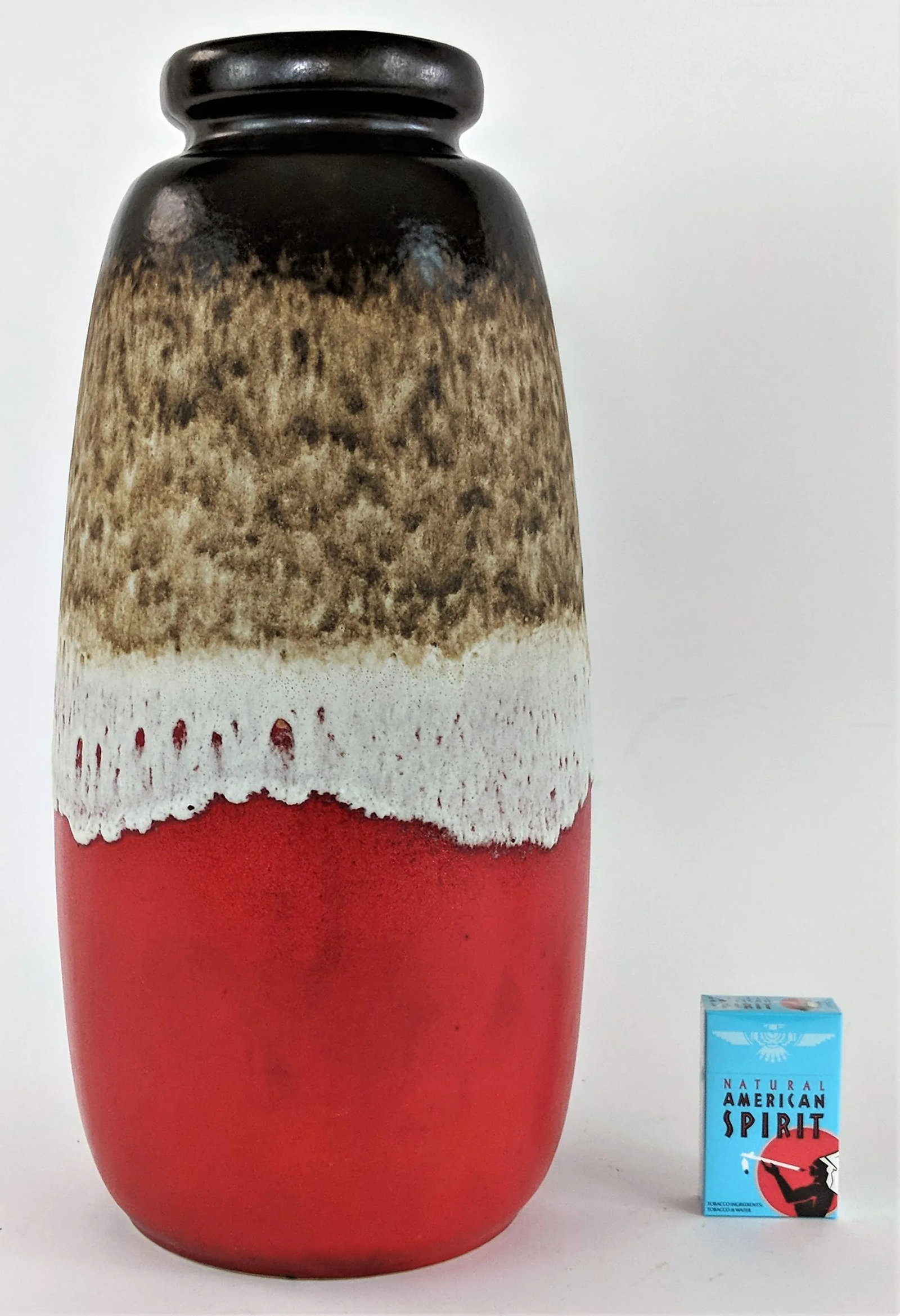 Scheurich Ceramic West German Hand Decorated Vase 234-47 - 3