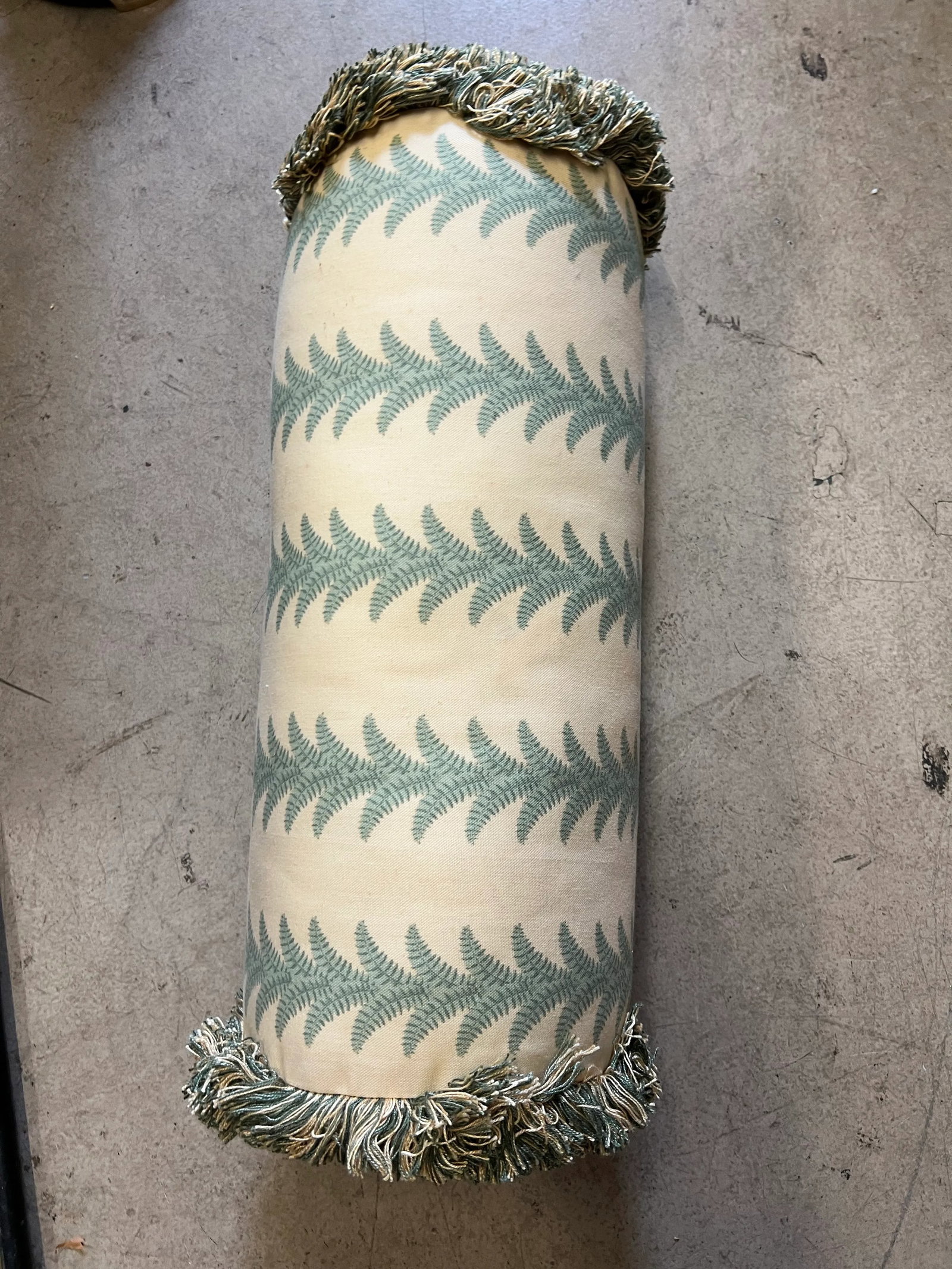 Vintage Floral Bolster Pillow - 5