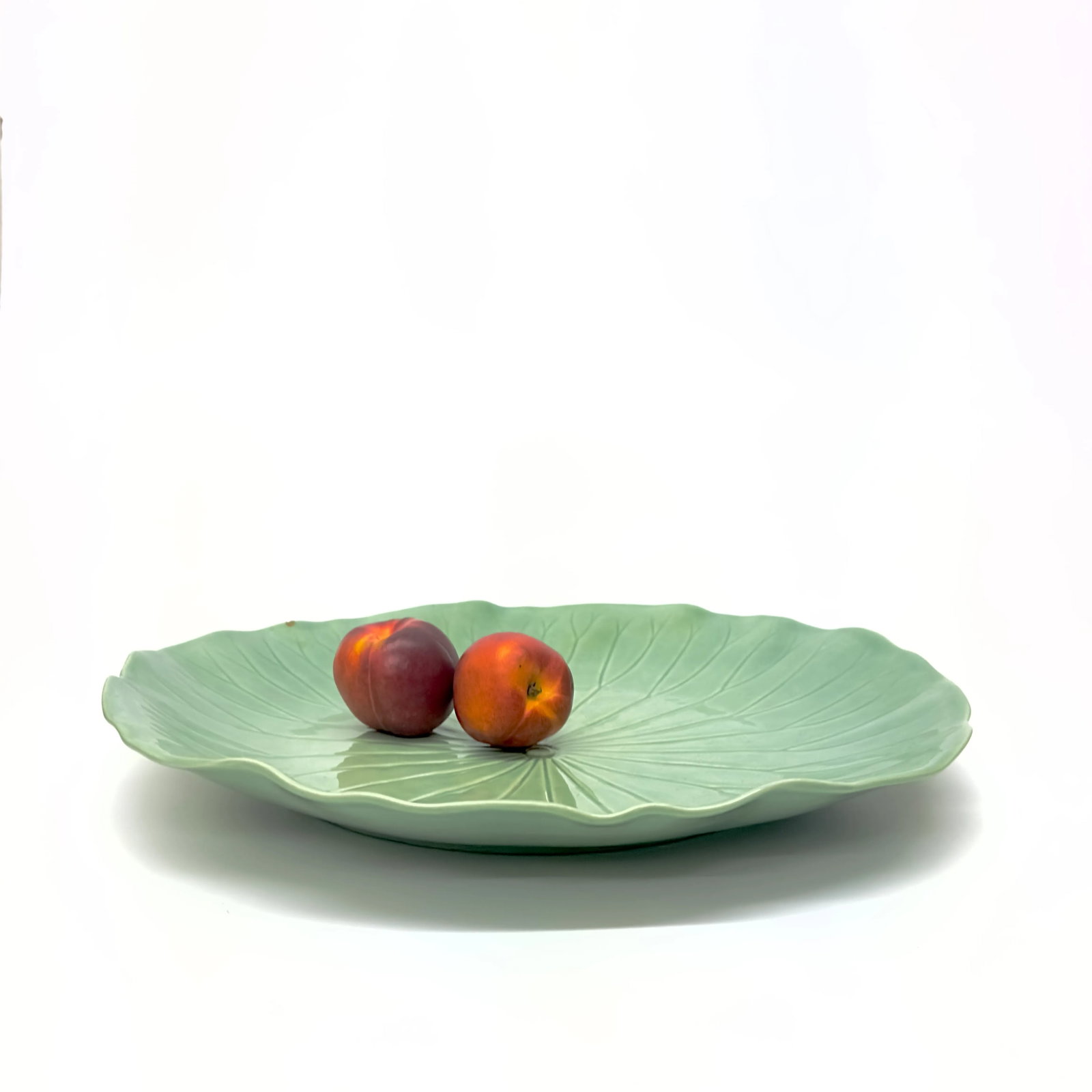 Gigantic Lotus Serving Platter by Poppytrail for Metlox - 3