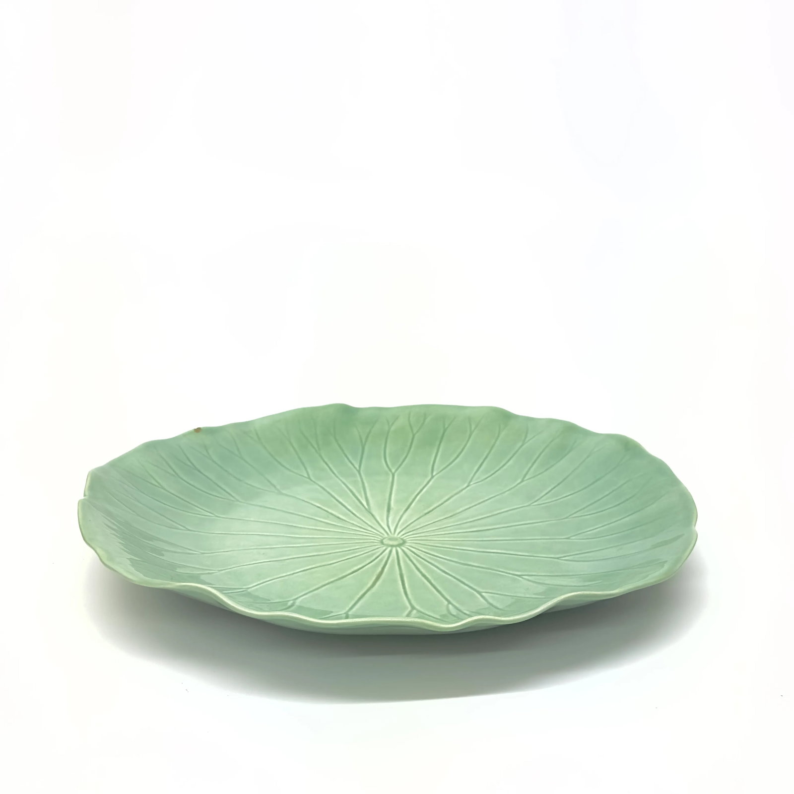 Gigantic Lotus Serving Platter by Poppytrail for Metlox - 4