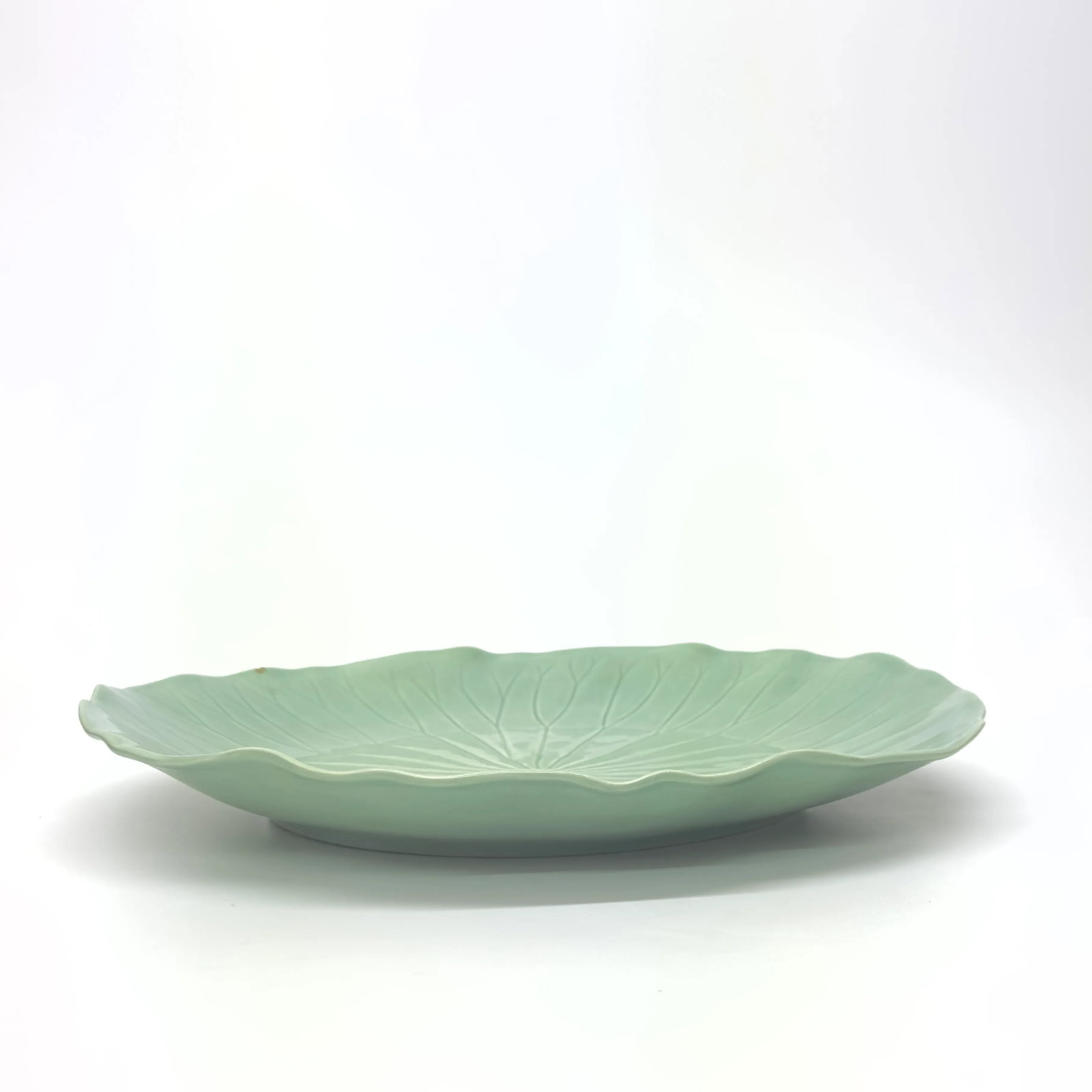 Gigantic Lotus Serving Platter by Poppytrail for Metlox - 5