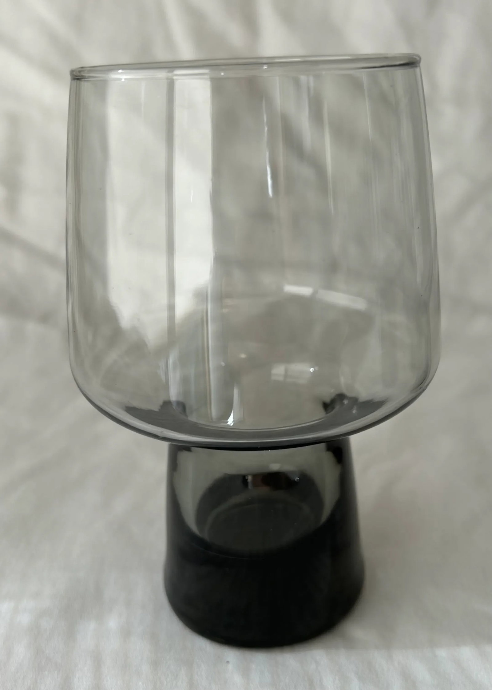 1970s Brutalist Smoked Grey Drinking Glasses by Libbey- Set of 10 - 3