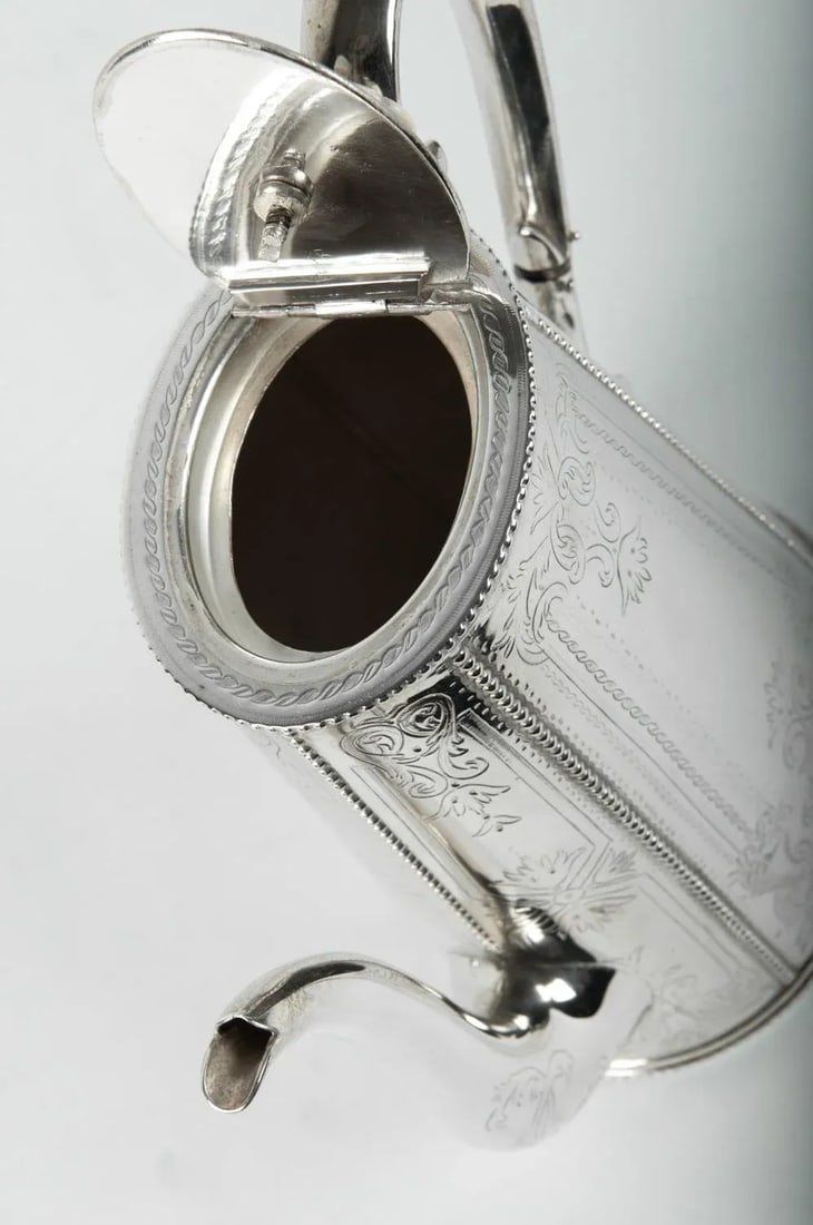 Old English Silver Plate Tea / Coffee Service - 7