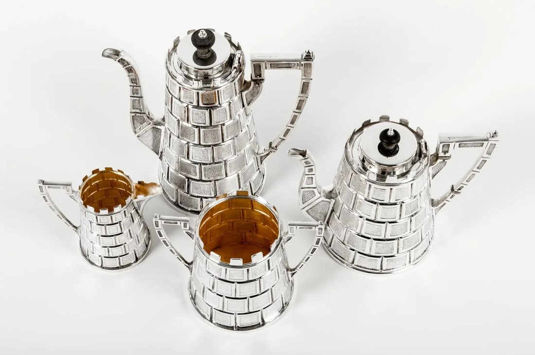 Late 19th Century Antique English Tea & Coffee Service - Set of 4 - 4