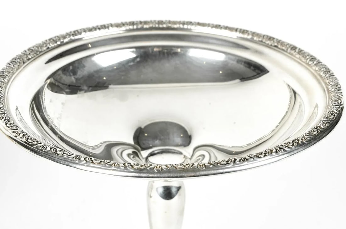 Sterling Silver Dessert Compotes - a Pair - 5