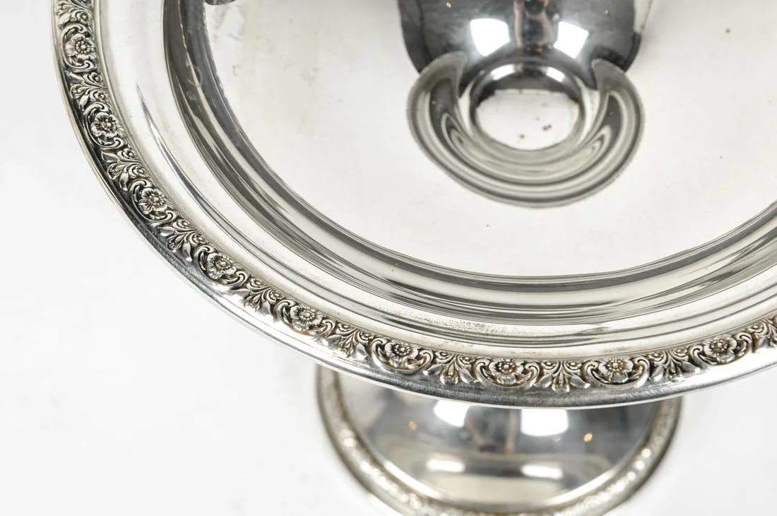 Sterling Silver Dessert Compotes - a Pair - 6