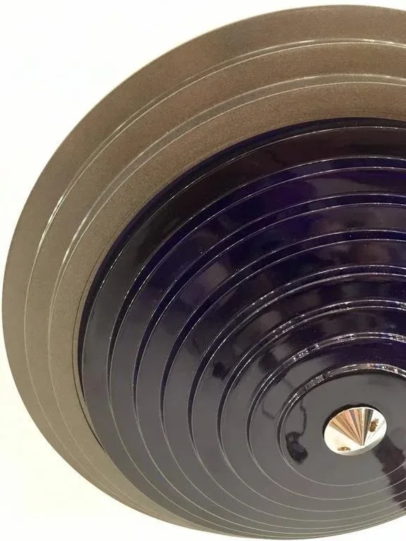 Fontana Arte Daniela Puppa and Franco Raggi 1980s Crystal Flush Light - 3
