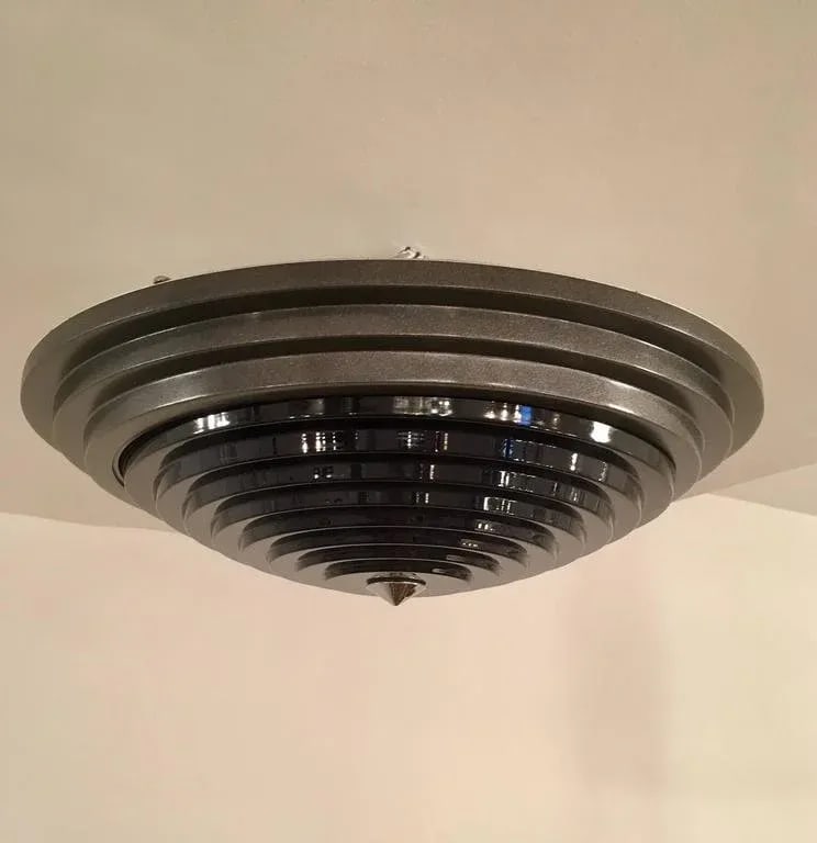 Fontana Arte Daniela Puppa and Franco Raggi 1980s Crystal Flush Light - 8