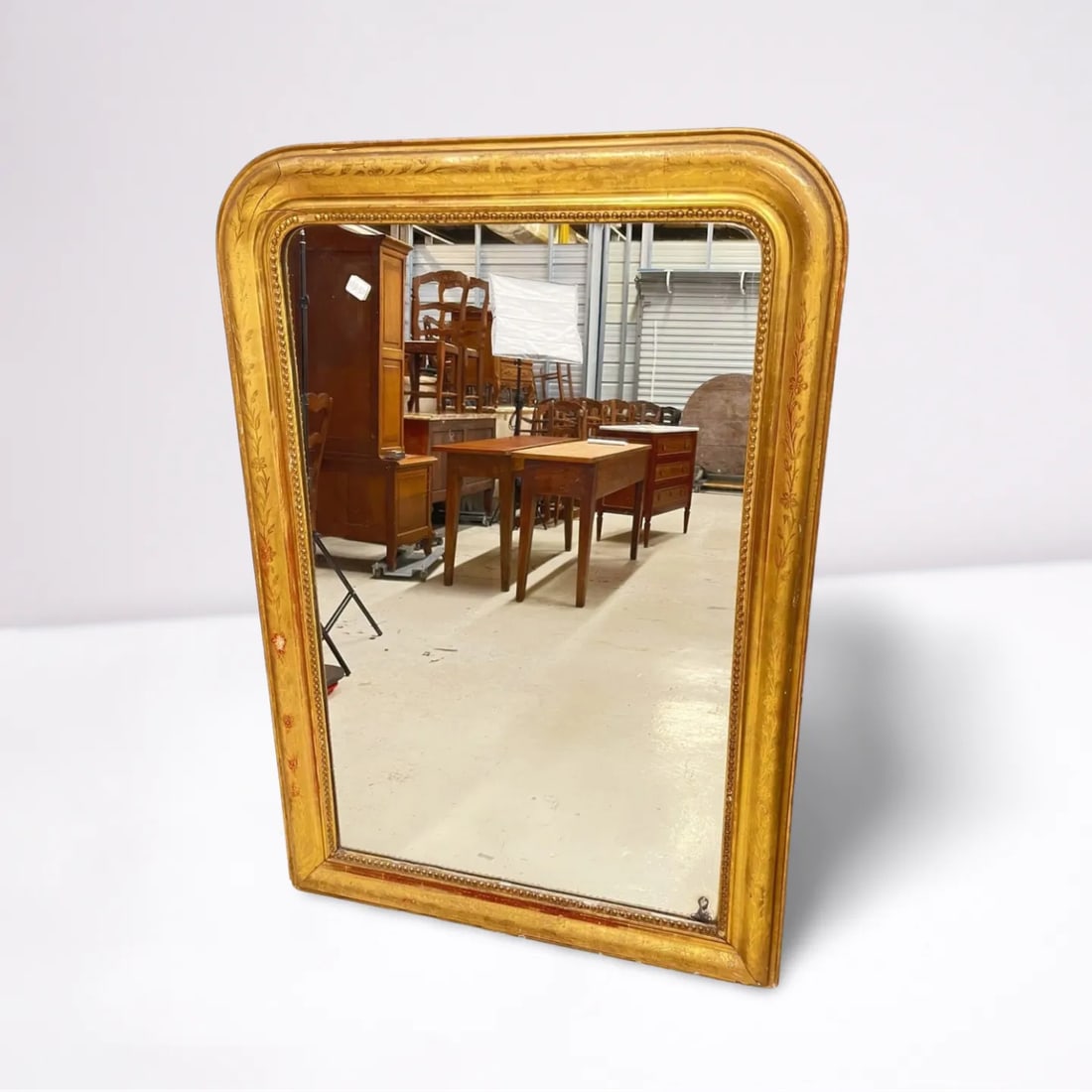 19th Century Louis Philippe French Gillt Mirror With Maker's Mark - 10