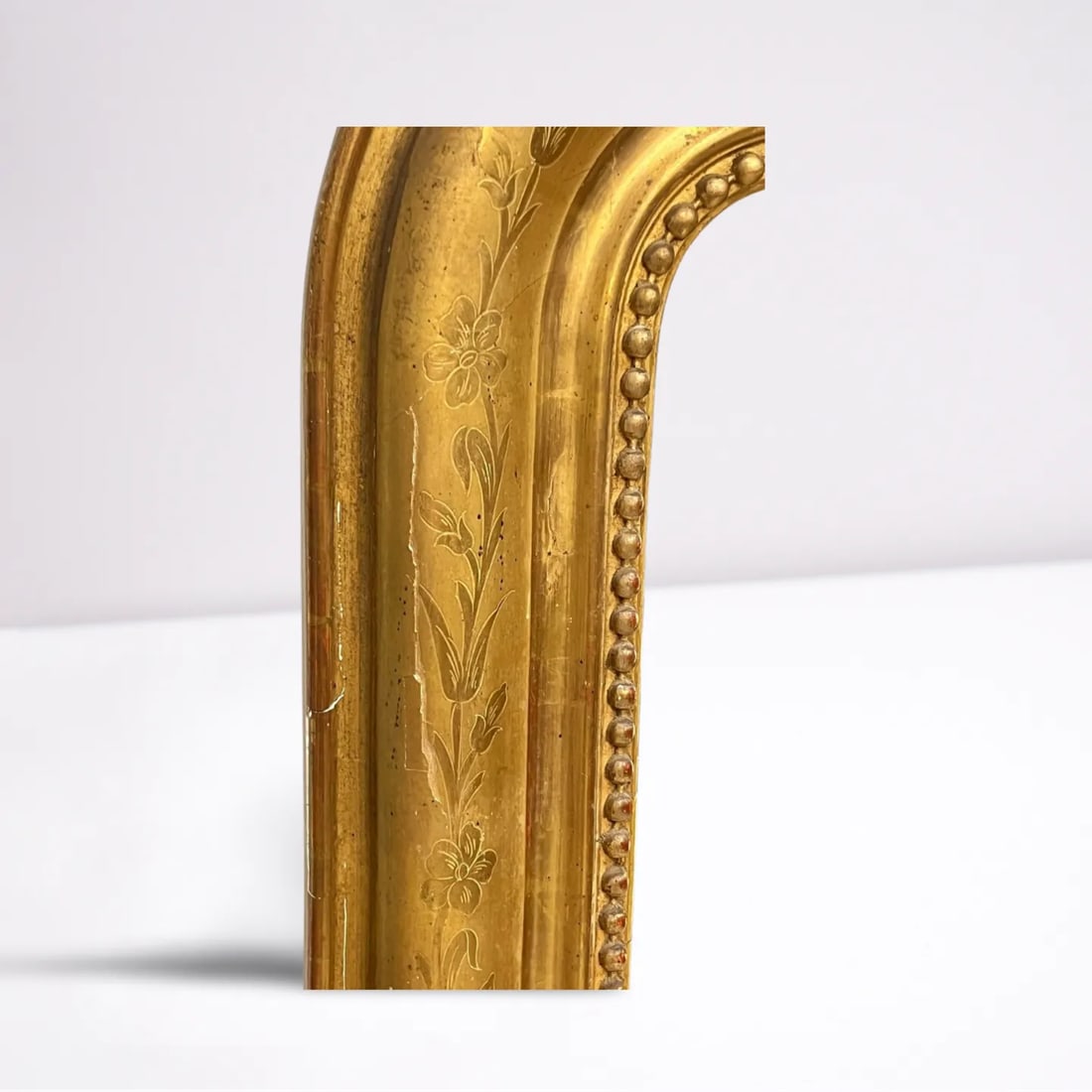 19th Century Louis Philippe French Gillt Mirror With Maker's Mark - 11
