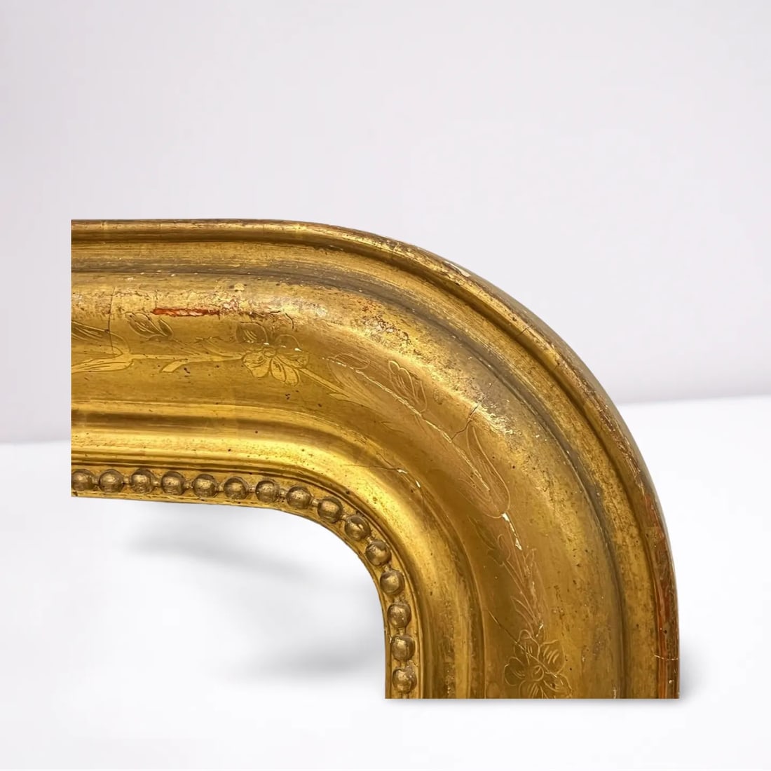 19th Century Louis Philippe French Gillt Mirror With Maker's Mark - 4