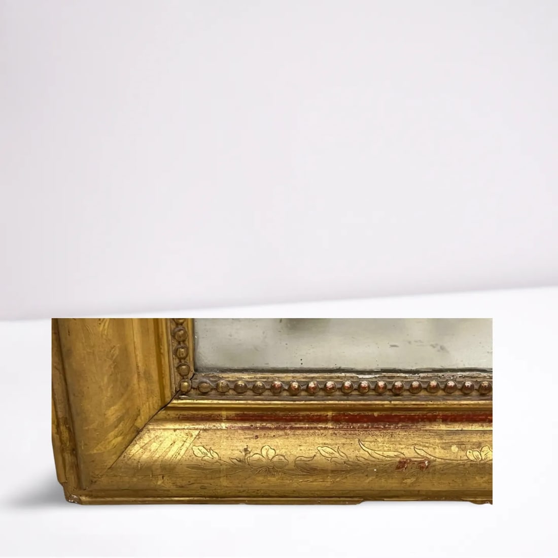 19th Century Louis Philippe French Gillt Mirror With Maker's Mark - 6