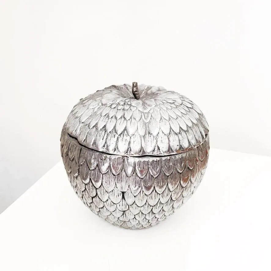 Mauro Manetti "Ghianda" Pewter Ice Bucket Mid-Century Modern, Italy 1960 - 5