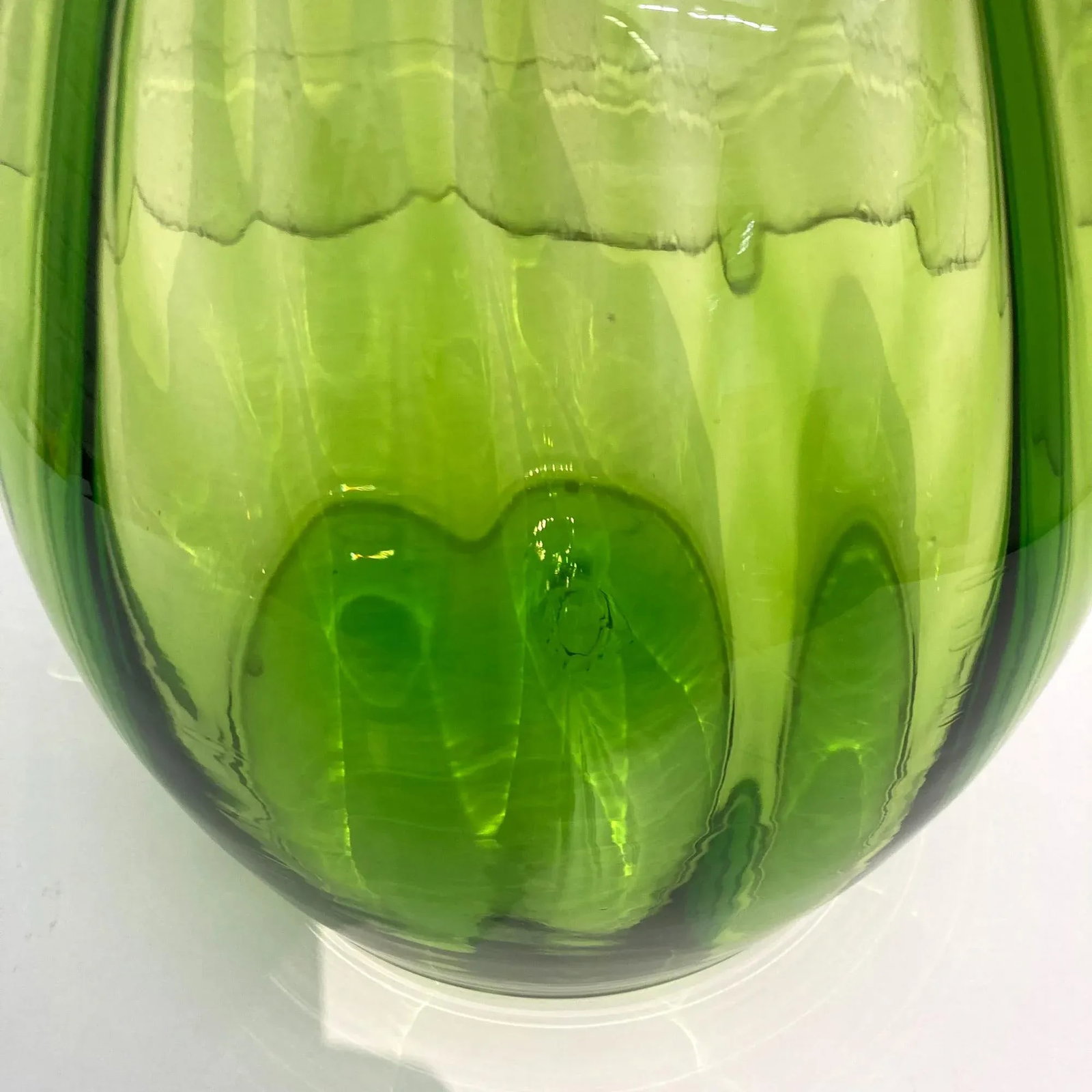 Vintage Blenko Green Decanter, Designer: Myers - 6