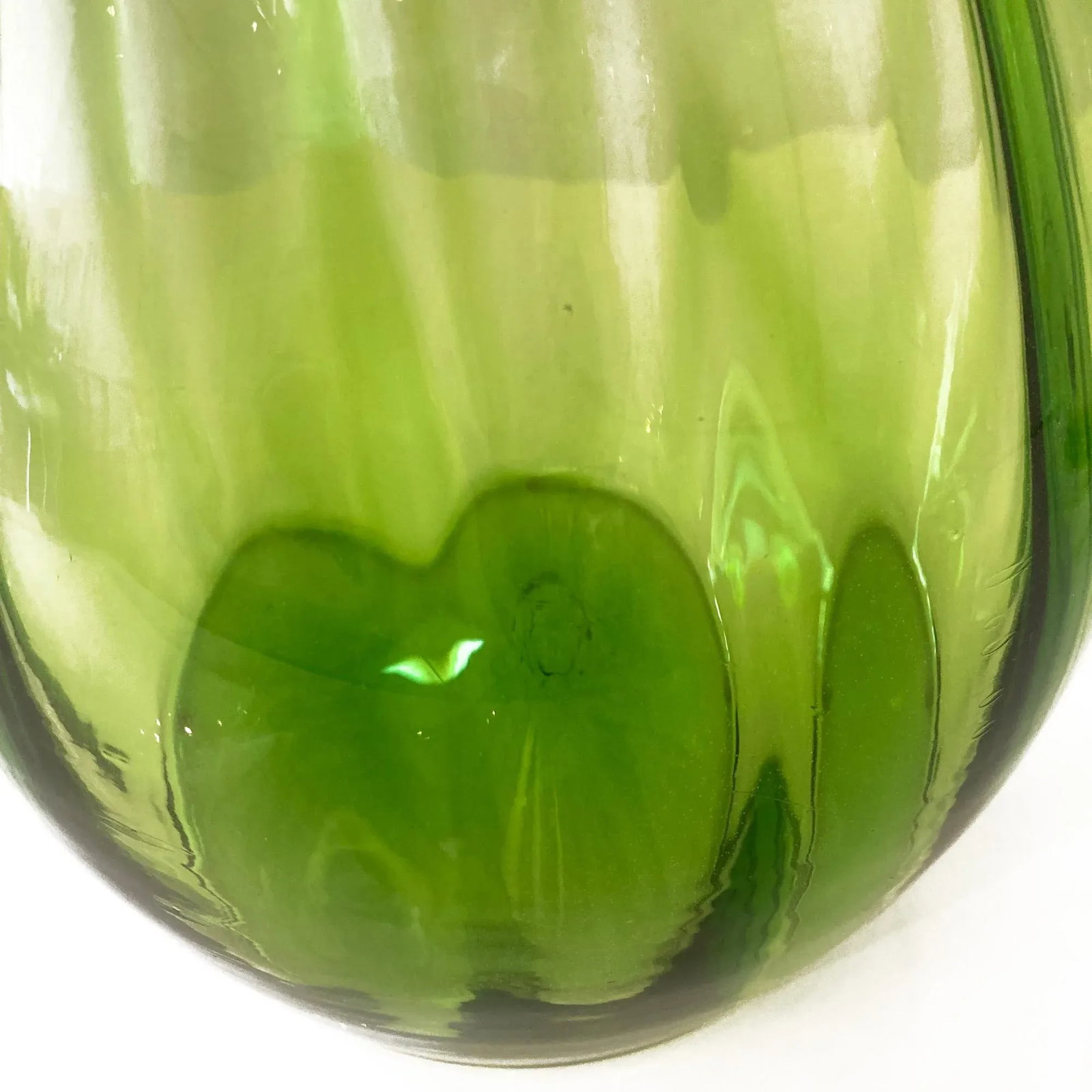 Vintage Blenko Green Decanter, Designer: Myers - 7