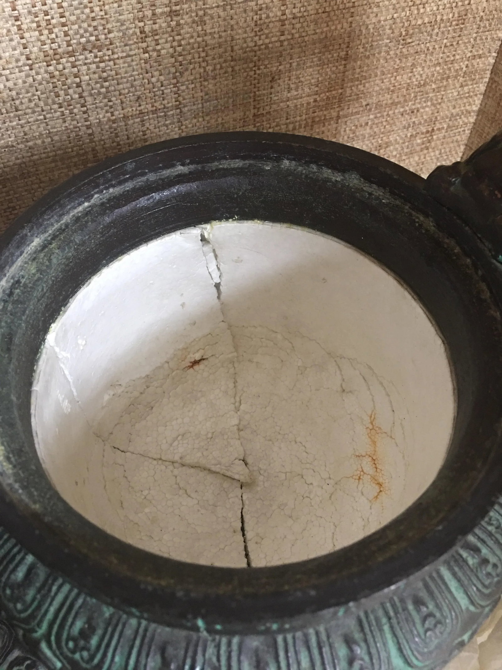 Midcentury James Mont Style Asian Style Greek Key Ice Bucket Urn - 5