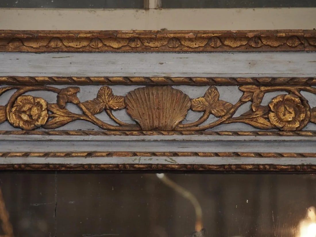 19th Century French Painted Mirror - 3