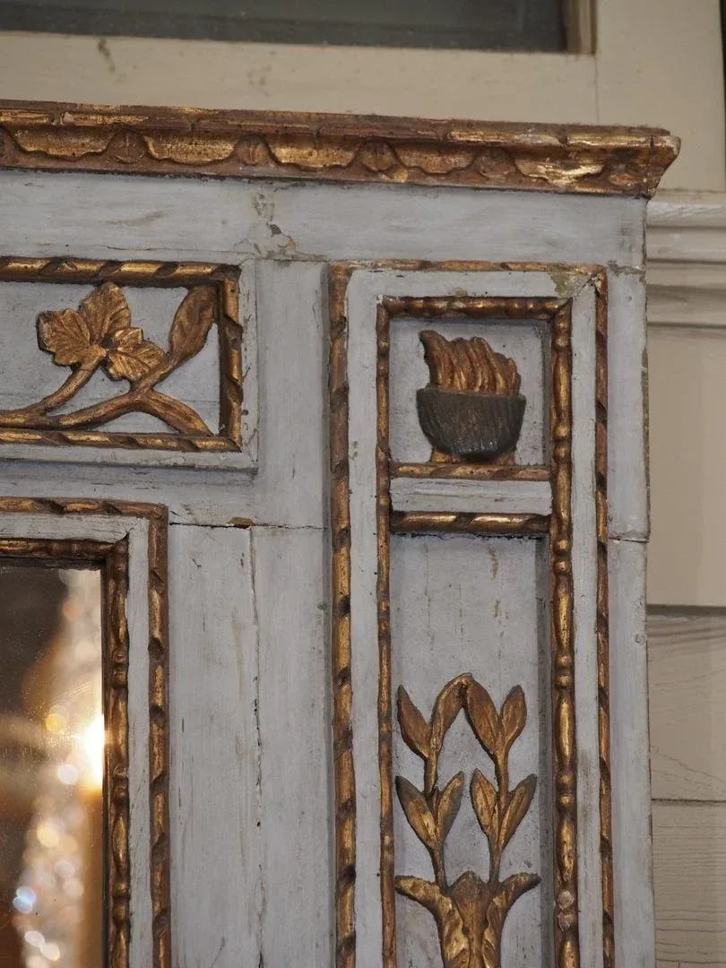19th Century French Painted Mirror - 6