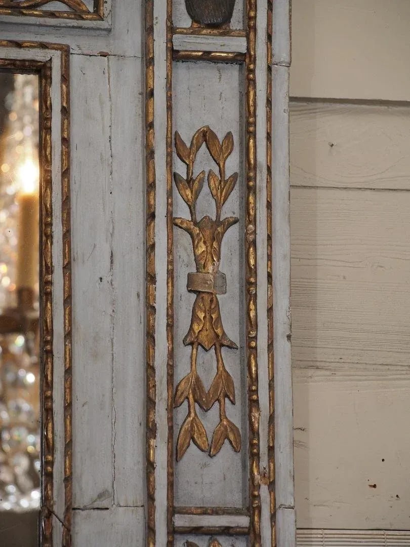 19th Century French Painted Mirror - 7