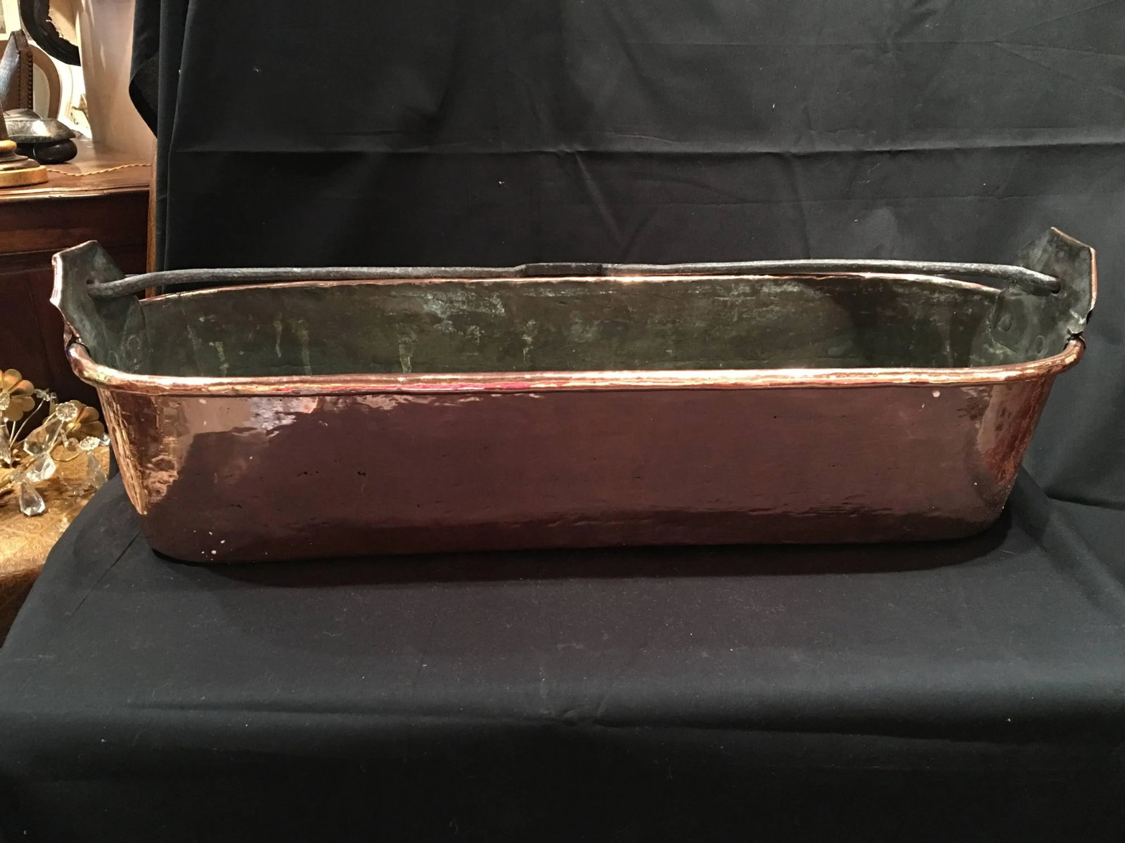 French Polished Copper Fish Kettle, Poissoniere, or Container, 19th Century - 2