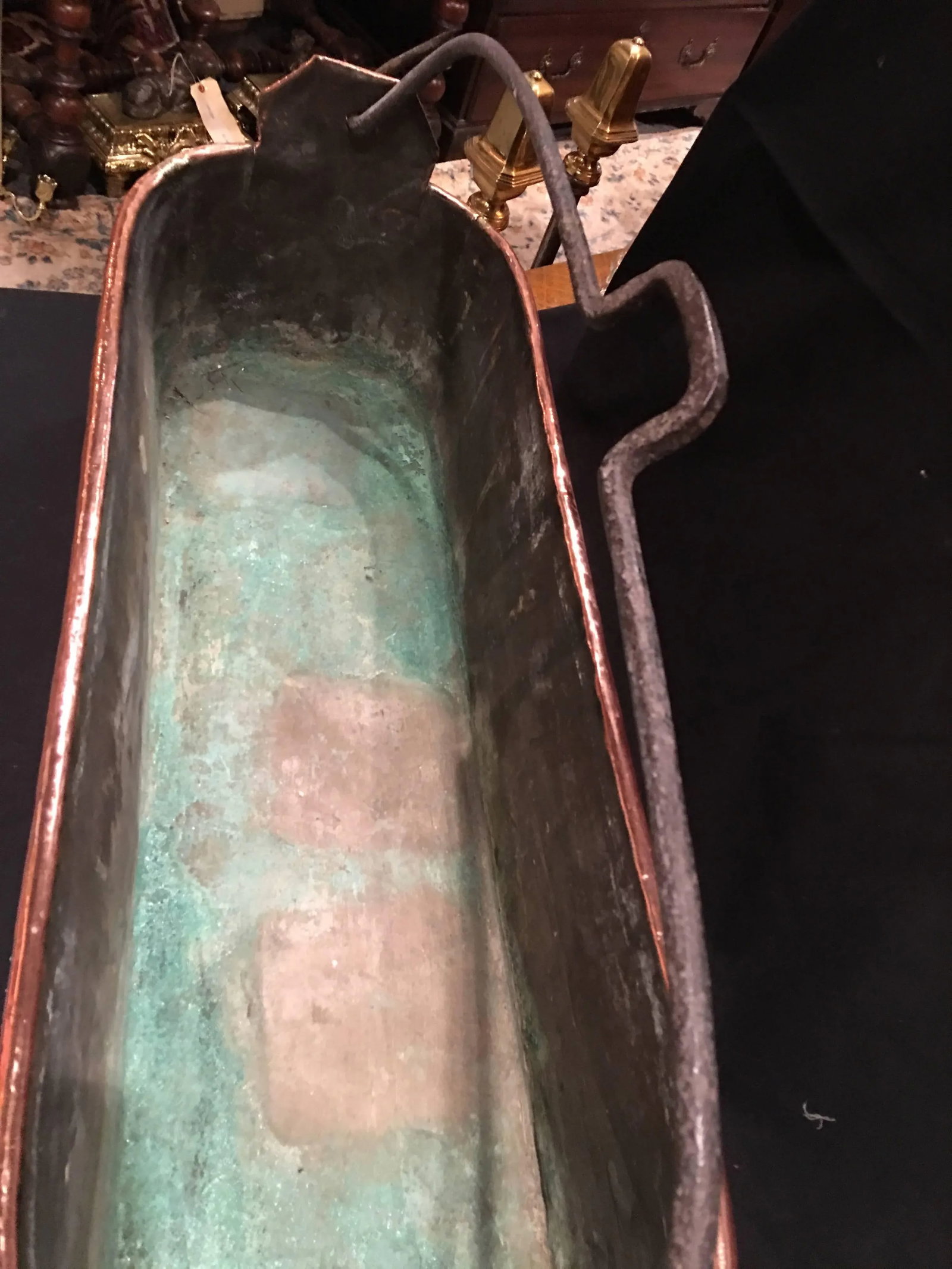 French Polished Copper Fish Kettle, Poissoniere, or Container, 19th Century - 5