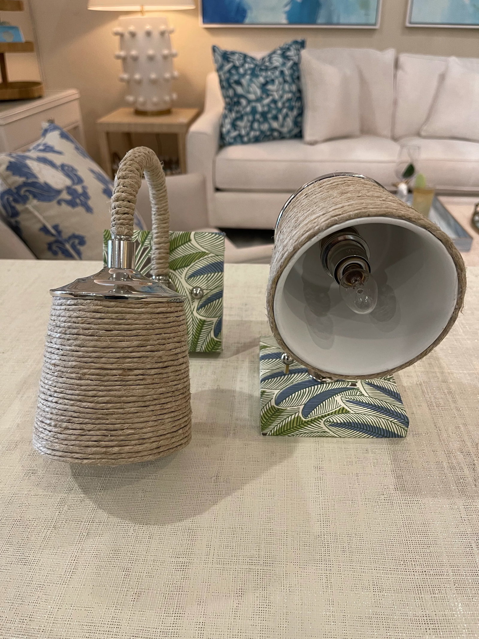 Pair of Customized Wall Sconces by Regina Andrews - 6