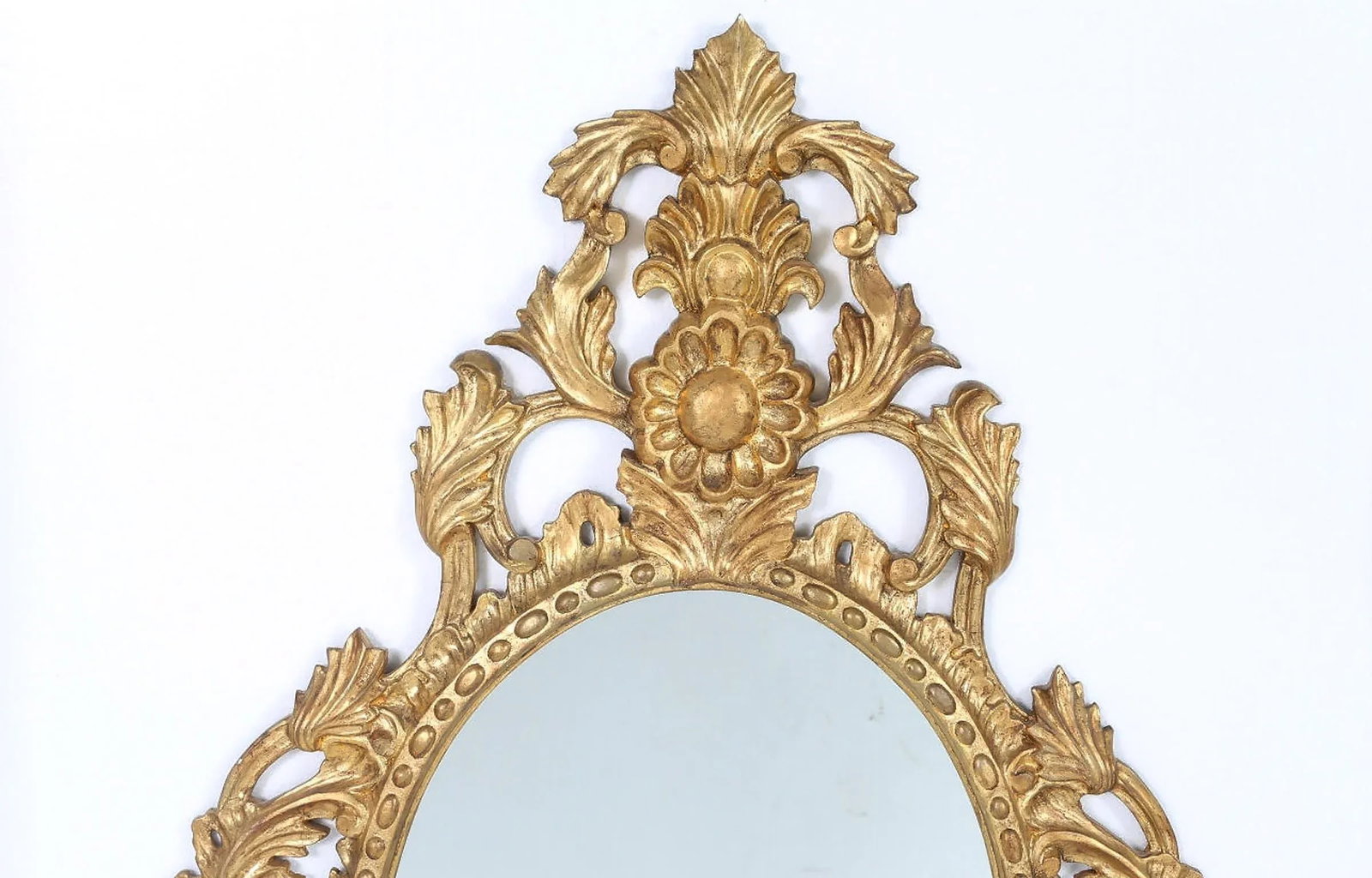Late 20th Century Giltwood Framed Hanging Wall Mirror - a Pair - 2