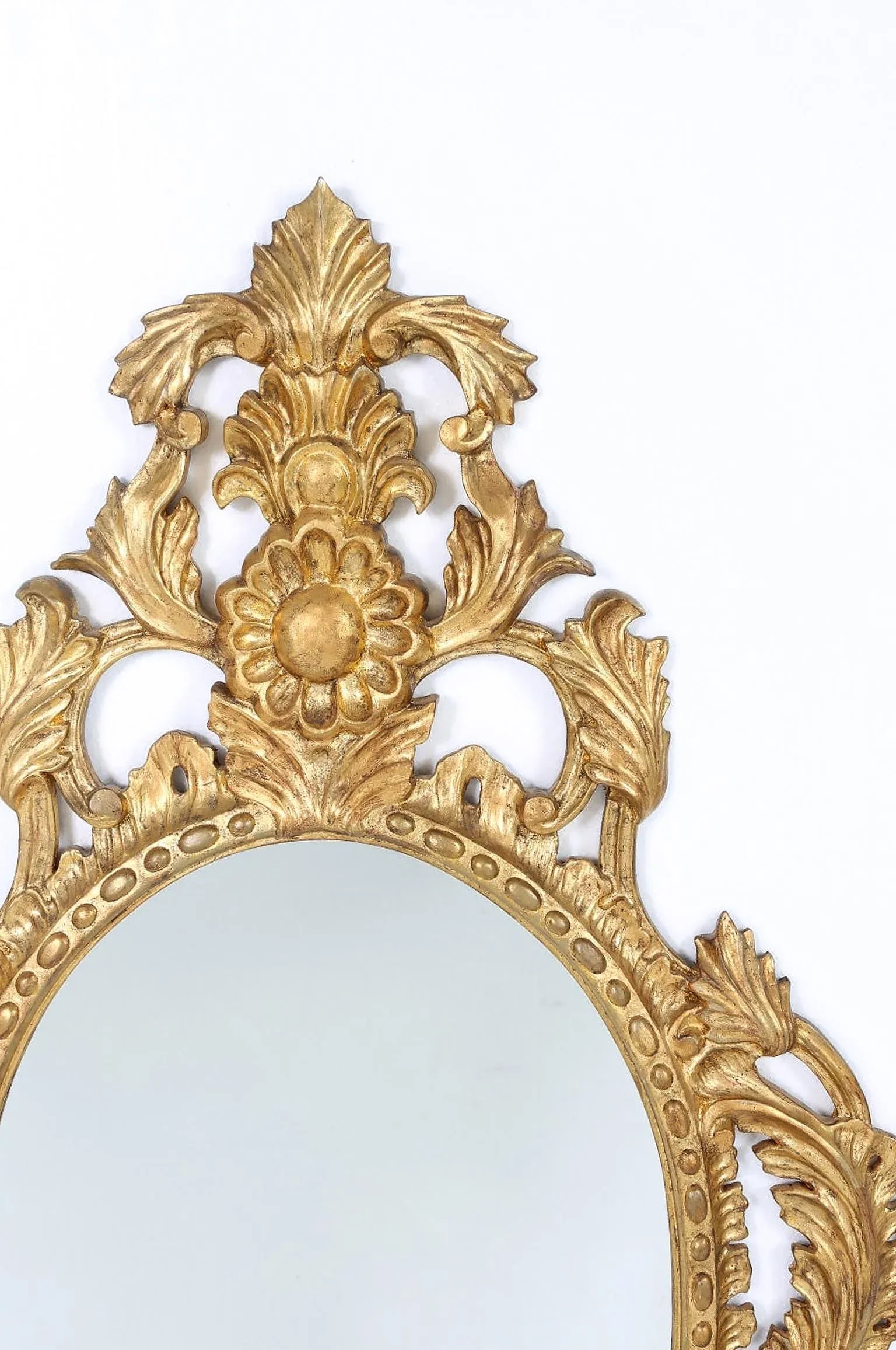 Late 20th Century Giltwood Framed Hanging Wall Mirror - a Pair - 6