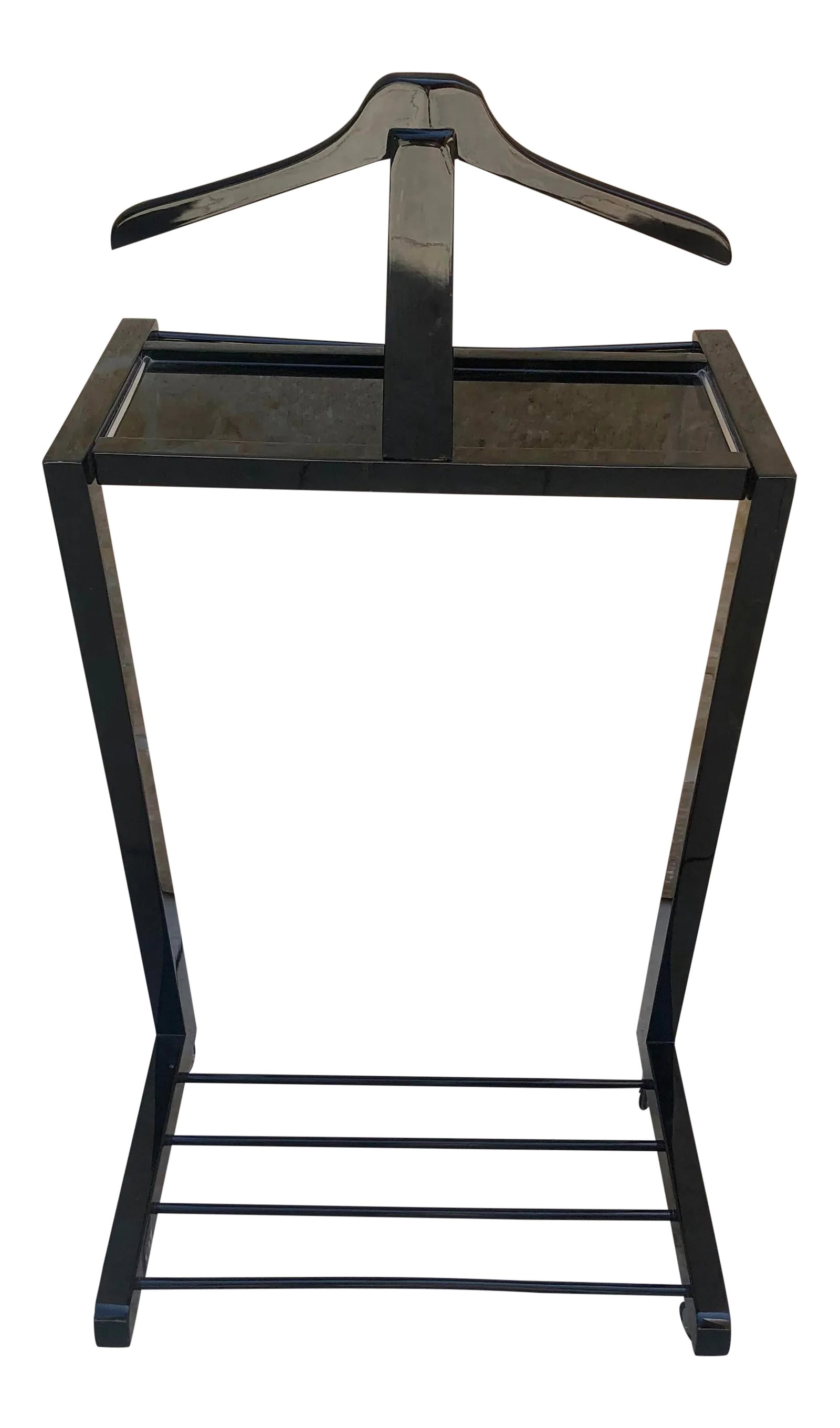 Ico Parisi Mid Century Style Black Lacquer Valet (1 of 7)