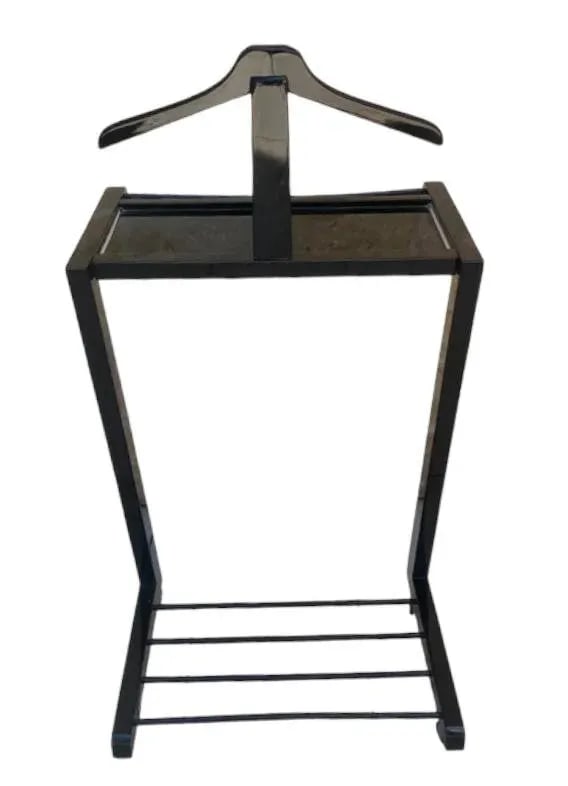 Ico Parisi Mid Century Style Black Lacquer Valet - 3
