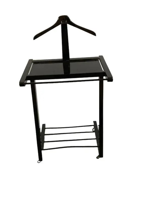 Ico Parisi Mid Century Style Black Lacquer Valet - 7