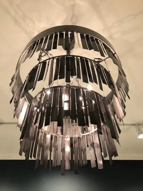 Made Goods Douglas Aged Silver Chandelier - 2