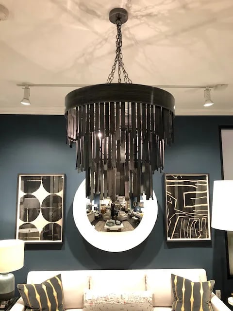 Made Goods Douglas Aged Silver Chandelier - 5