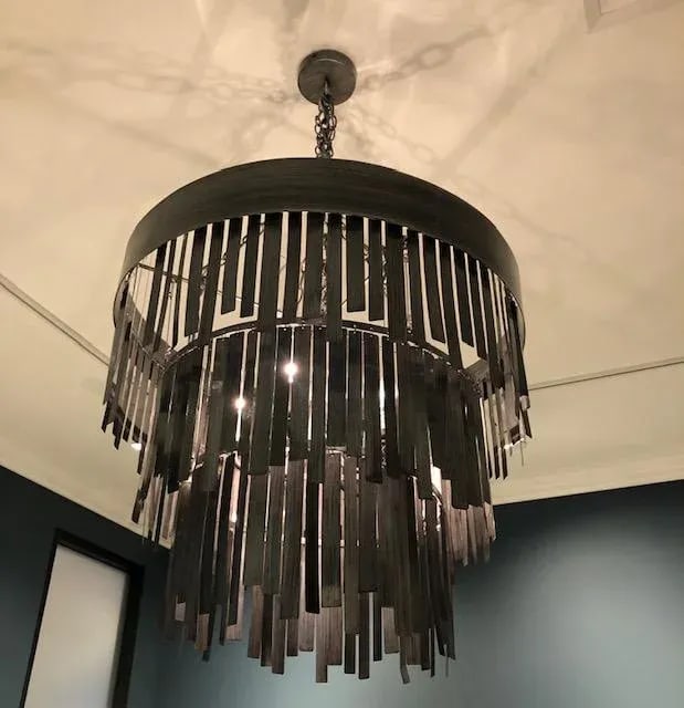 Made Goods Douglas Aged Silver Chandelier - 6